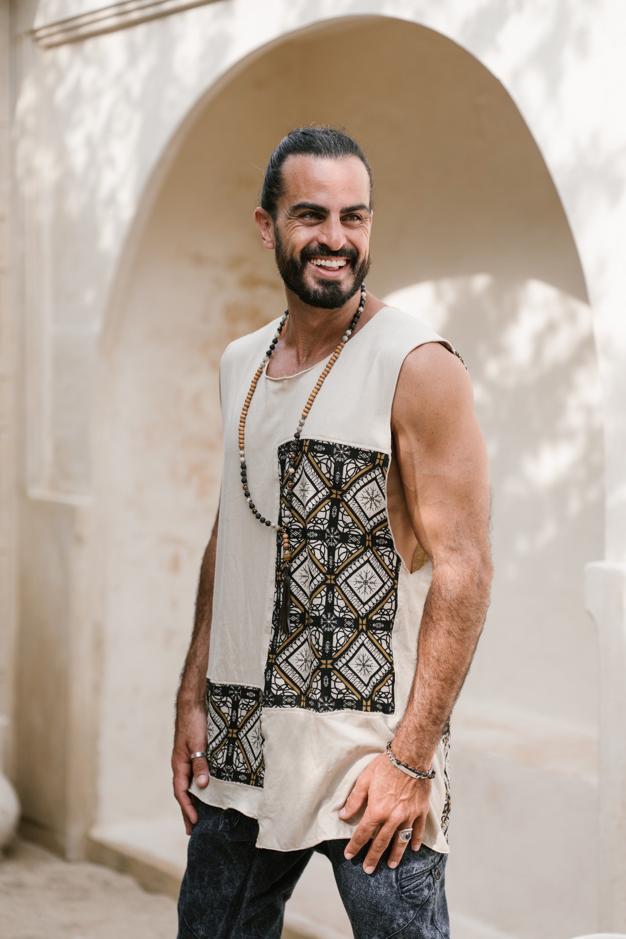 ILMA - Print Art Cotton Tank Top