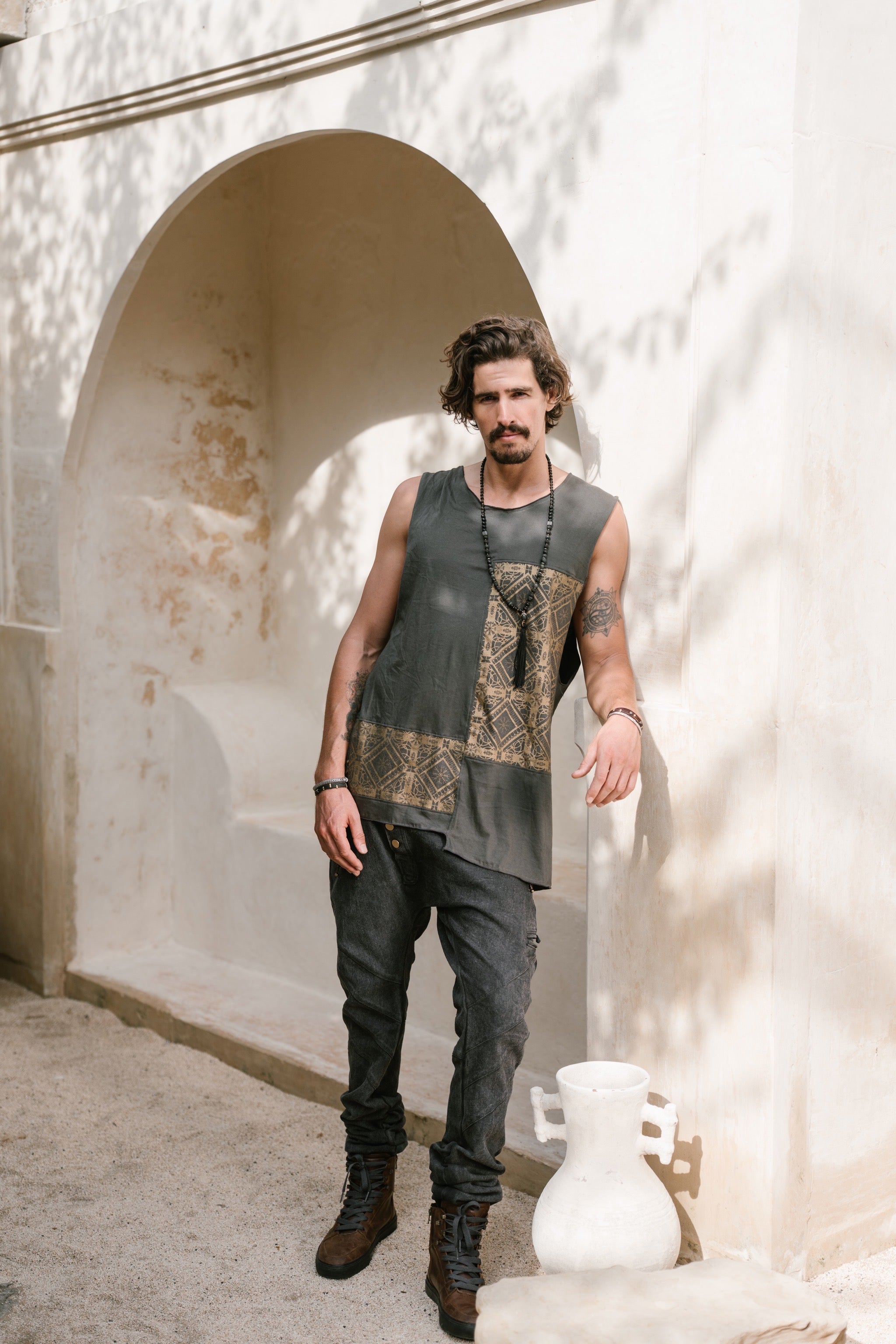 ILMA - Print Art Cotton Tank Top