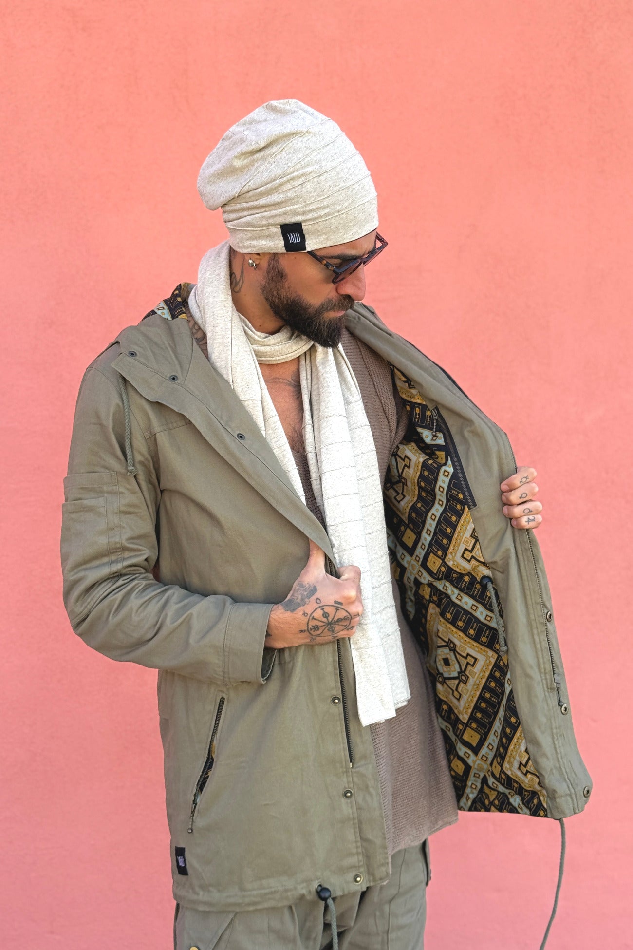 VALO Design Jackets LUONTO - Medium-Long 100% cotton jacket