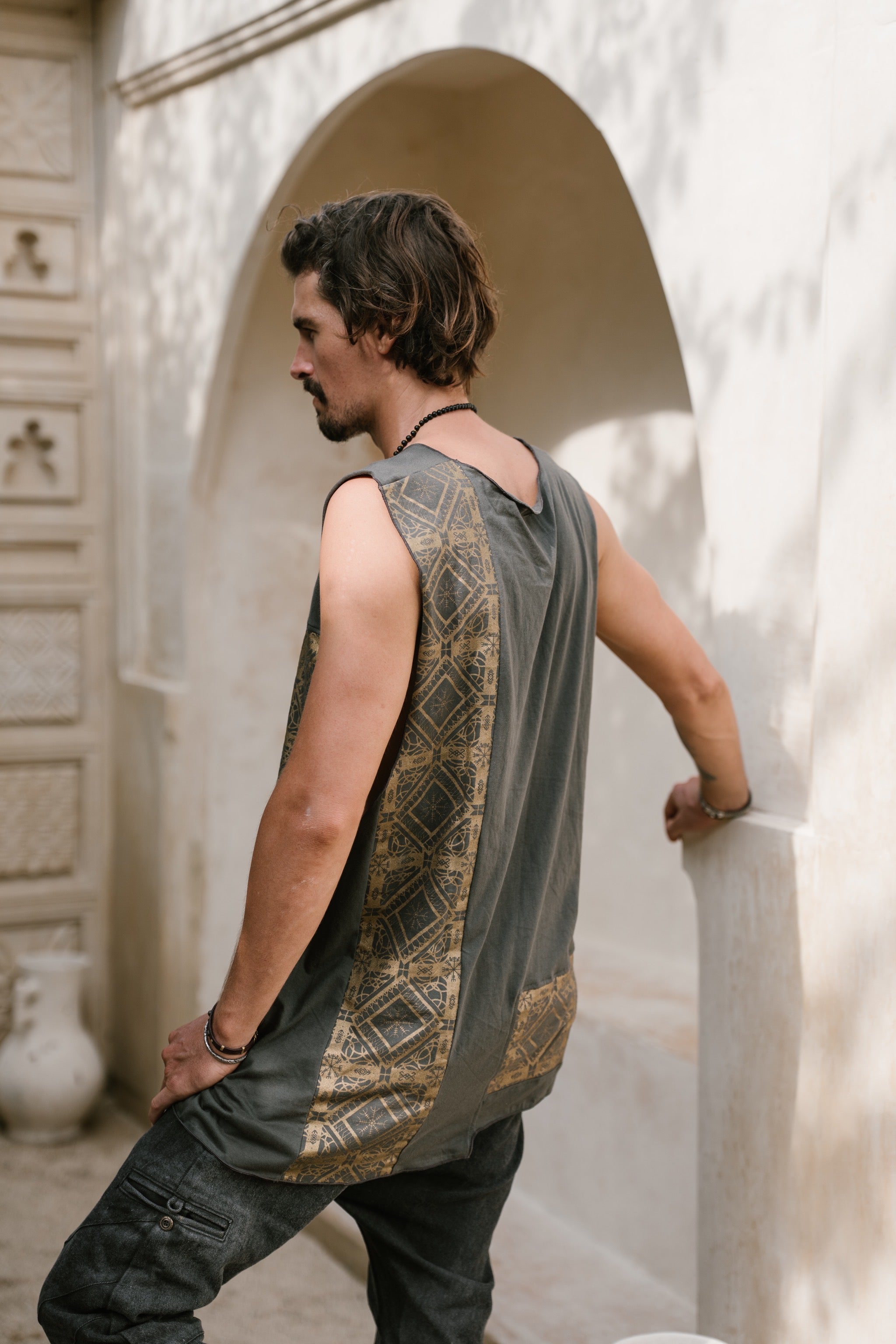 ILMA - Print Art Cotton Tank Top