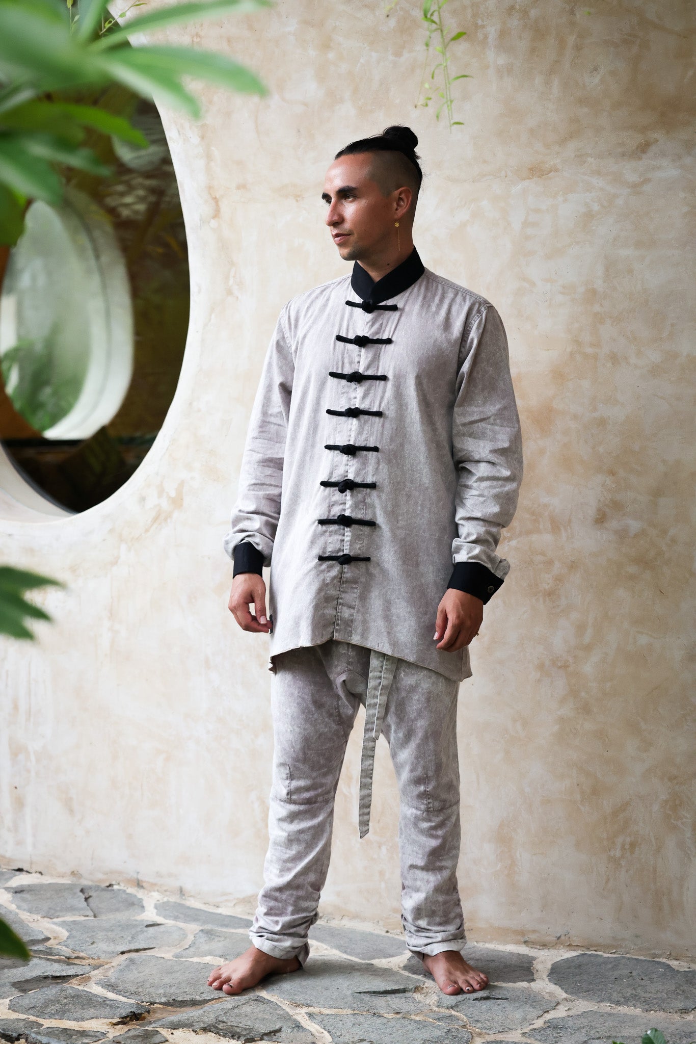 Shaolin Light Grey Outfit