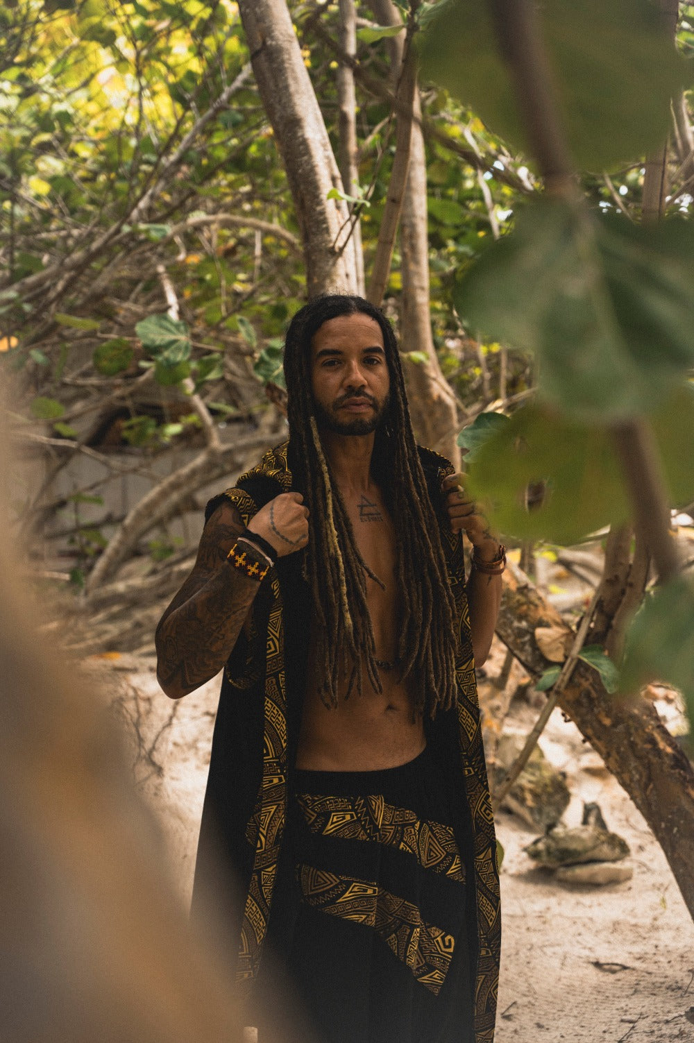 VALO Design Pants NINJA WARRIOR Bamboo - Stylish harem cut drop crotch trousers made with Bamboo Stretch