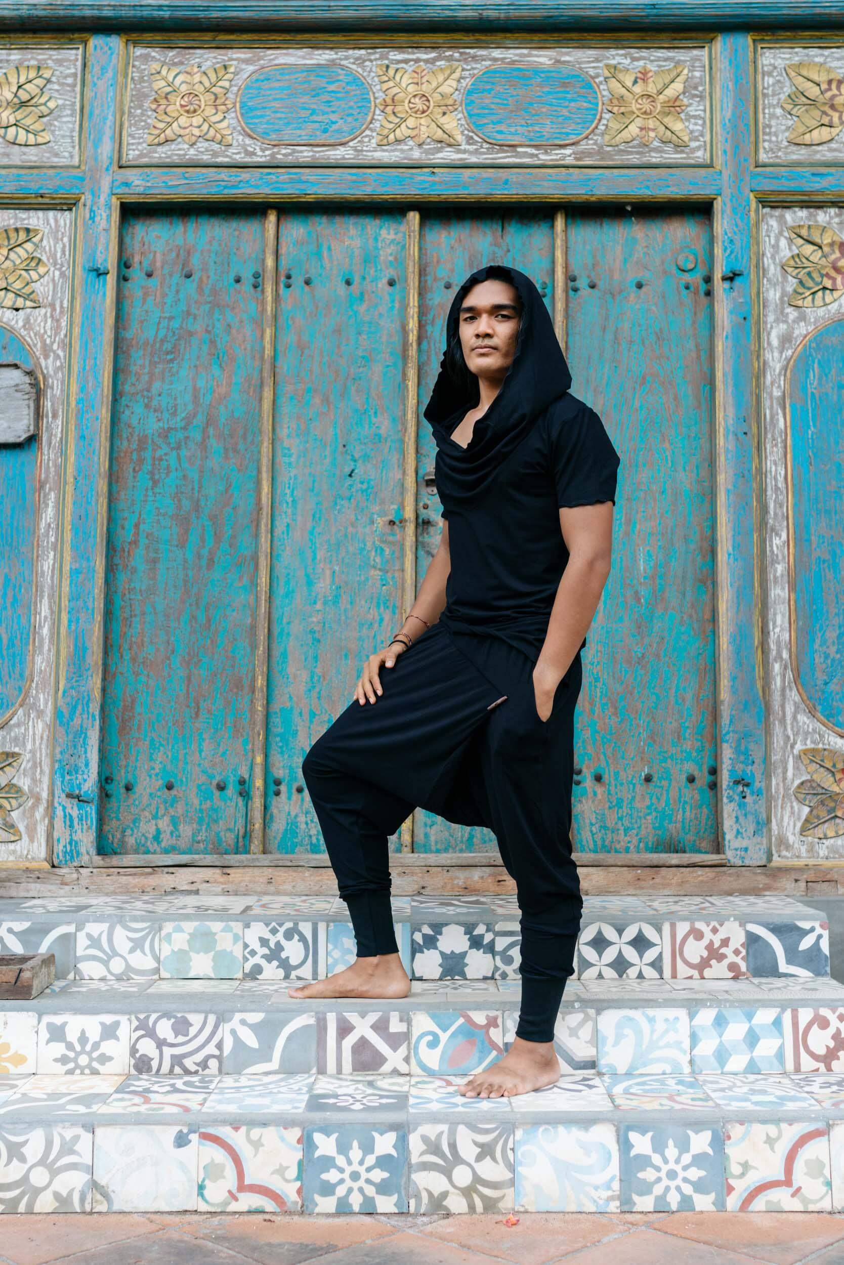 VALO Design Pants BAMBOO NINJA - Premium harem pants from stretchy bamboo