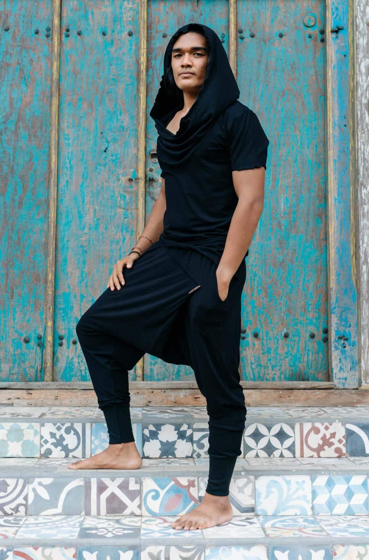 VALO Design Pants BAMBOO NINJA - Premium harem pants from stretchy bamboo
