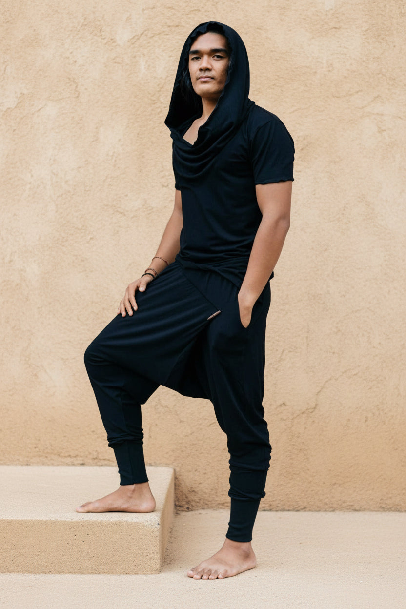 VALO Design Pants BAMBOO NINJA - Premium harem pants from stretchy bamboo