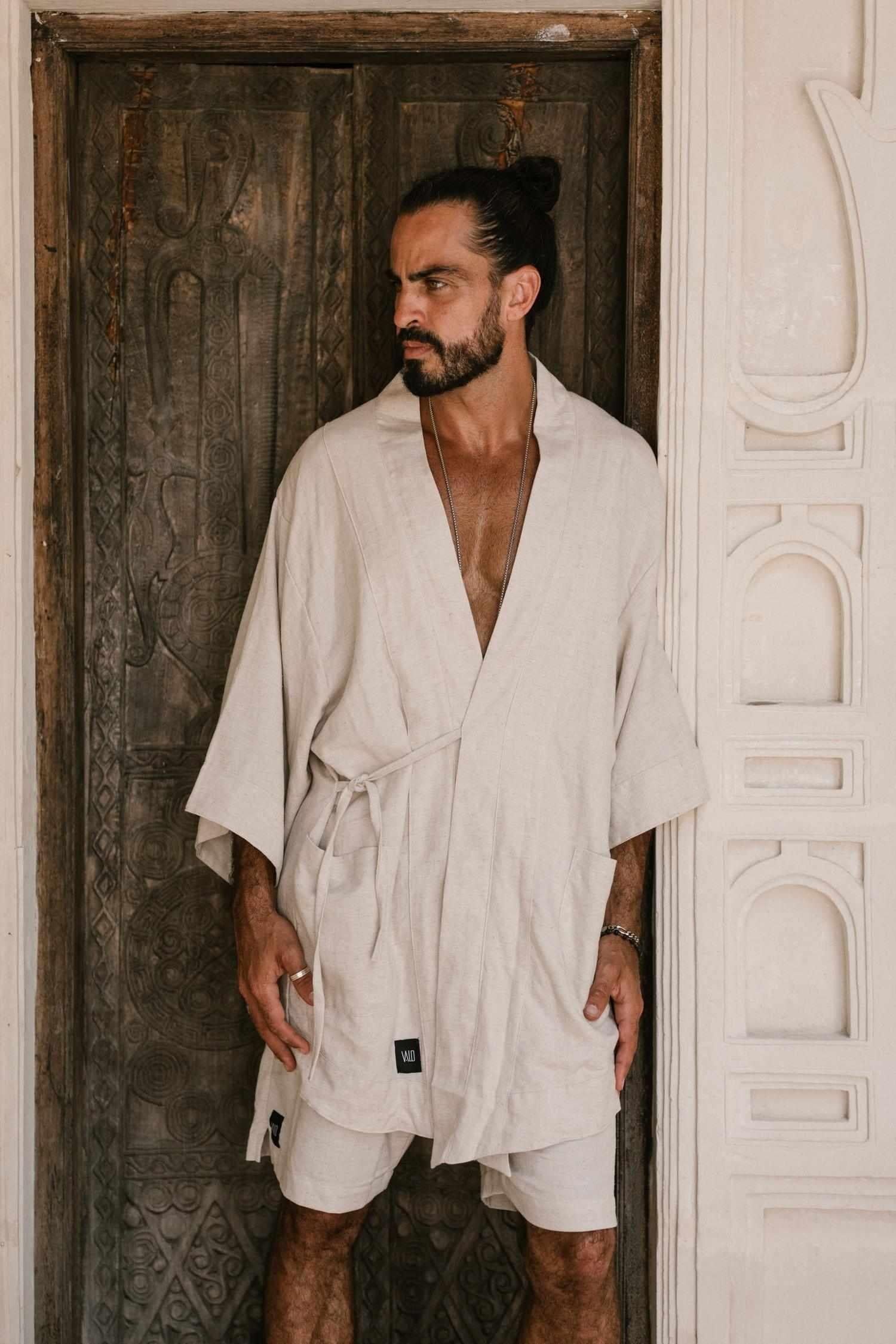 BUSHI Kimono - Japanese Inspired Short Kimono Robe