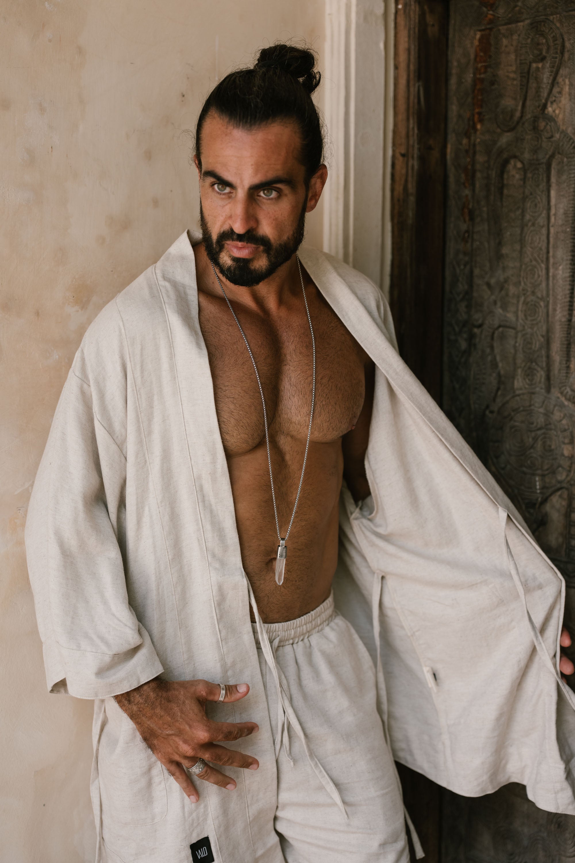 BUSHI Kimono - Japanese Inspired Short Kimono Robe