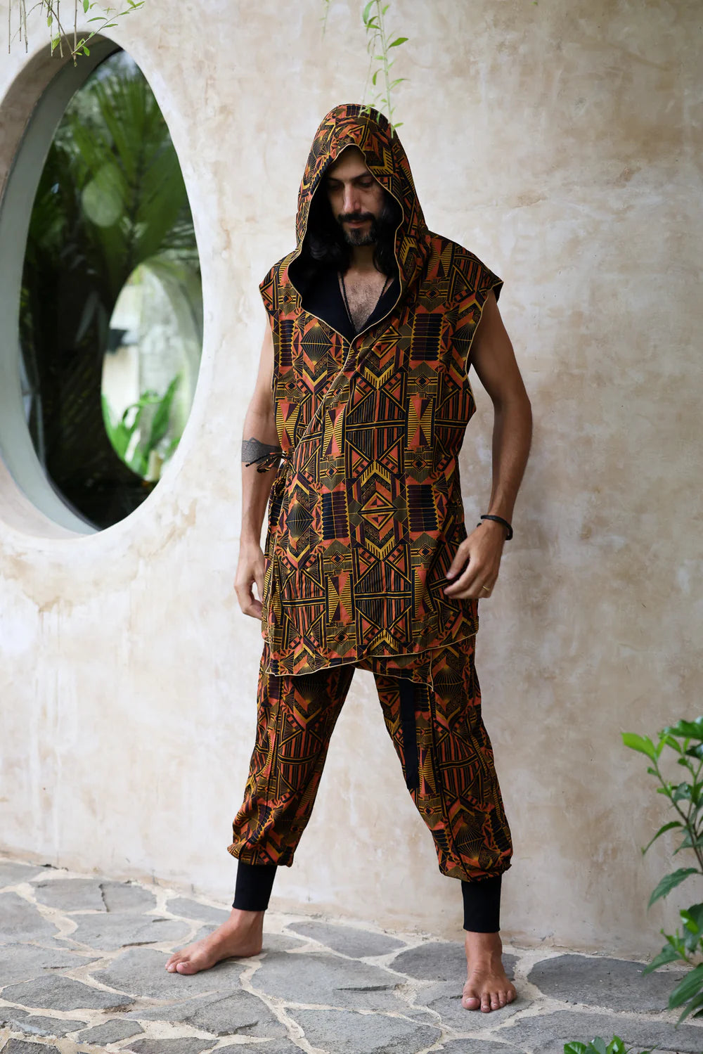 Hanzo Outfit - Red Gold Prism-Outfit-VALO Design Clothing