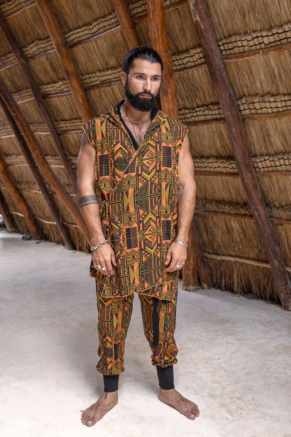 Hanzo Outfit - Red Gold Prism-Outfit-VALO Design Clothing