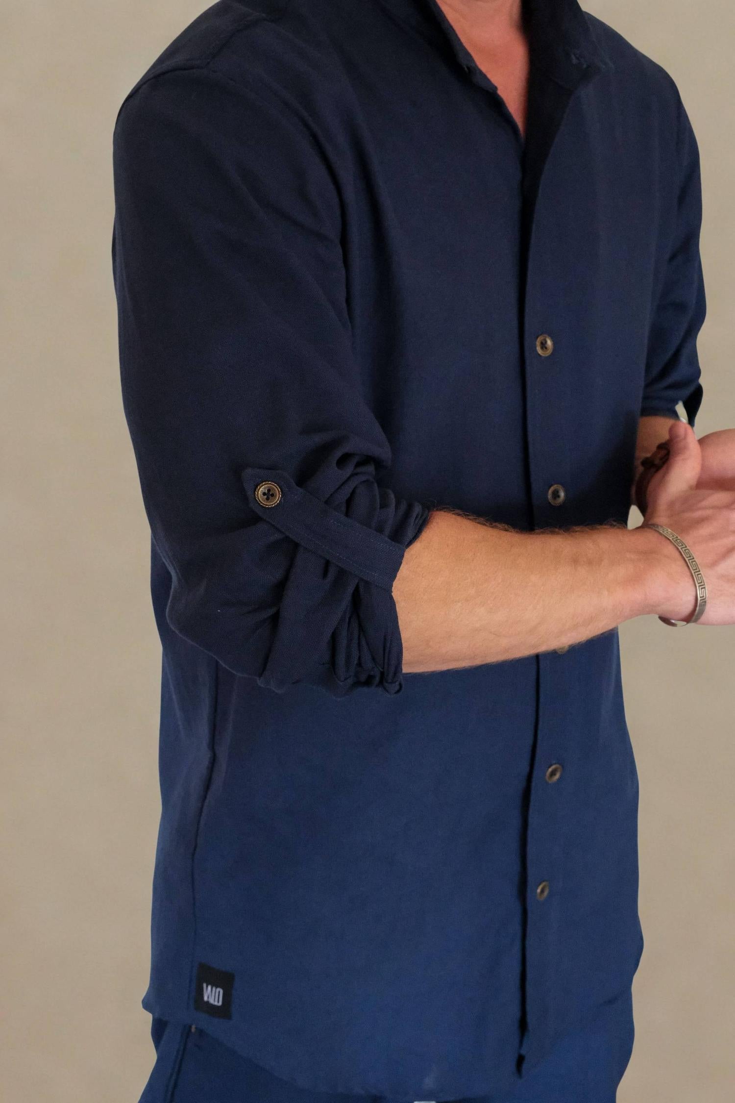 KOKO SHIRT Linen - Oversized Oriental Boho Button Up Shirt