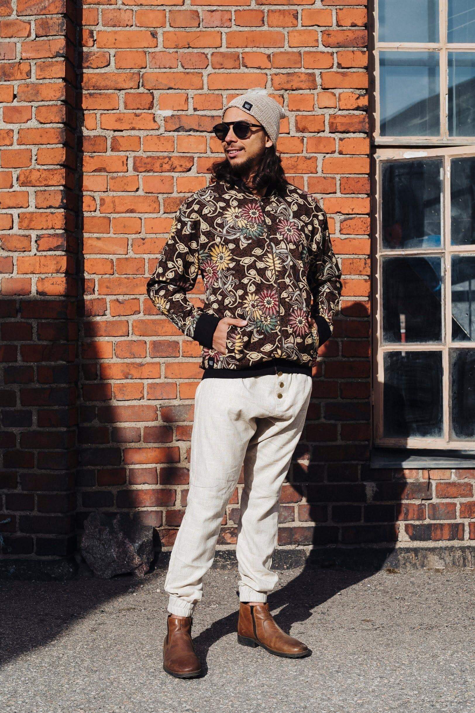 VALOdesigns Pants MAA - Elegant drop crotch trousers with casual fit