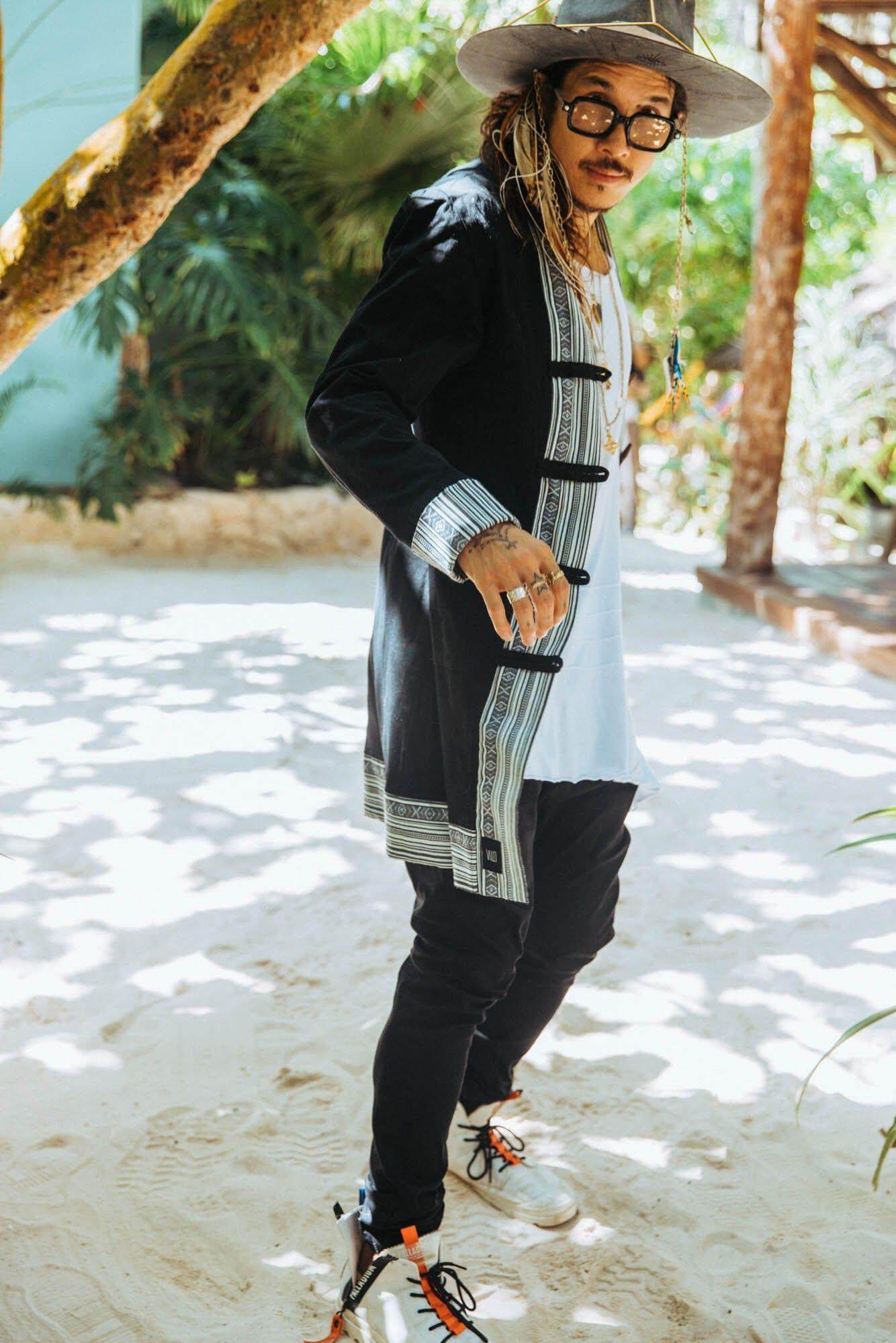 VALO Design Jackets NAVAJO - Long sleeve kimono style jacket with tribal detail