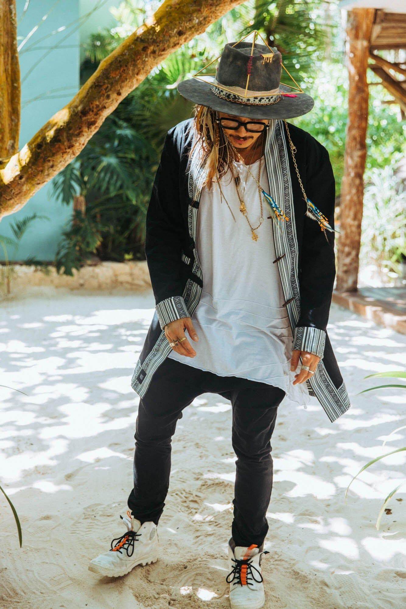 VALO Design Jackets NAVAJO - Long sleeve kimono style jacket with tribal detail