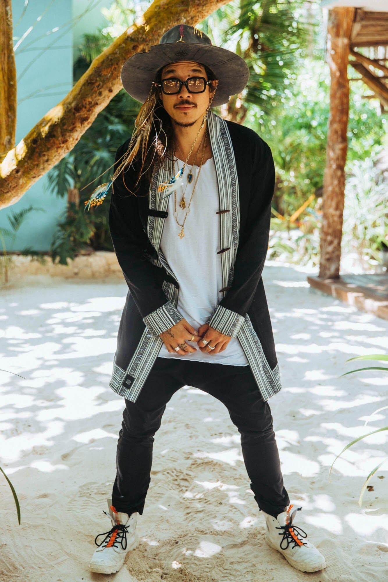 VALO Design Jackets NAVAJO - Long sleeve kimono style jacket with tribal detail