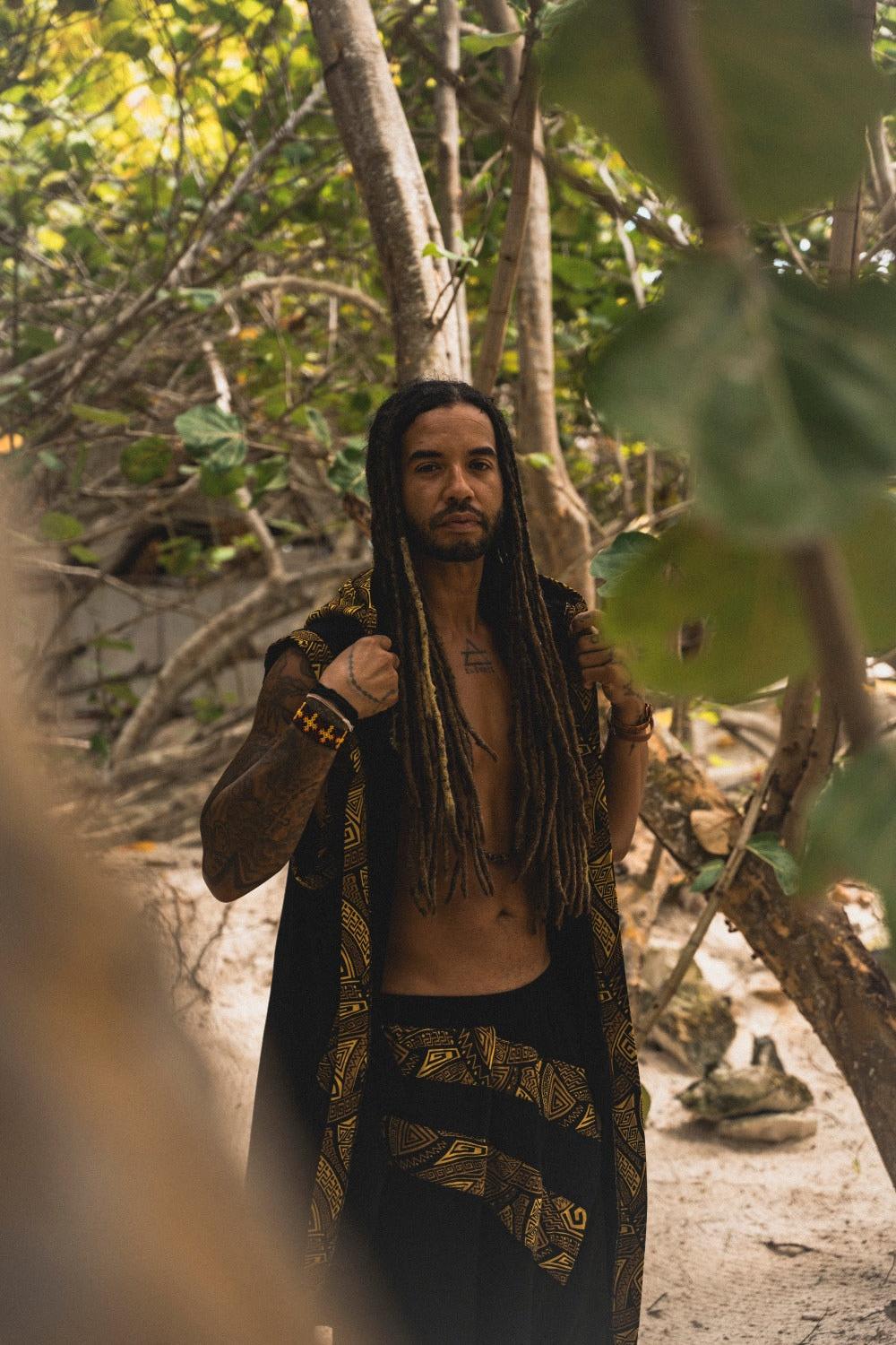 VALO Design Pants NINJA WARRIOR Bamboo - Stylish harem cut drop crotch trousers made with Bamboo Stretch