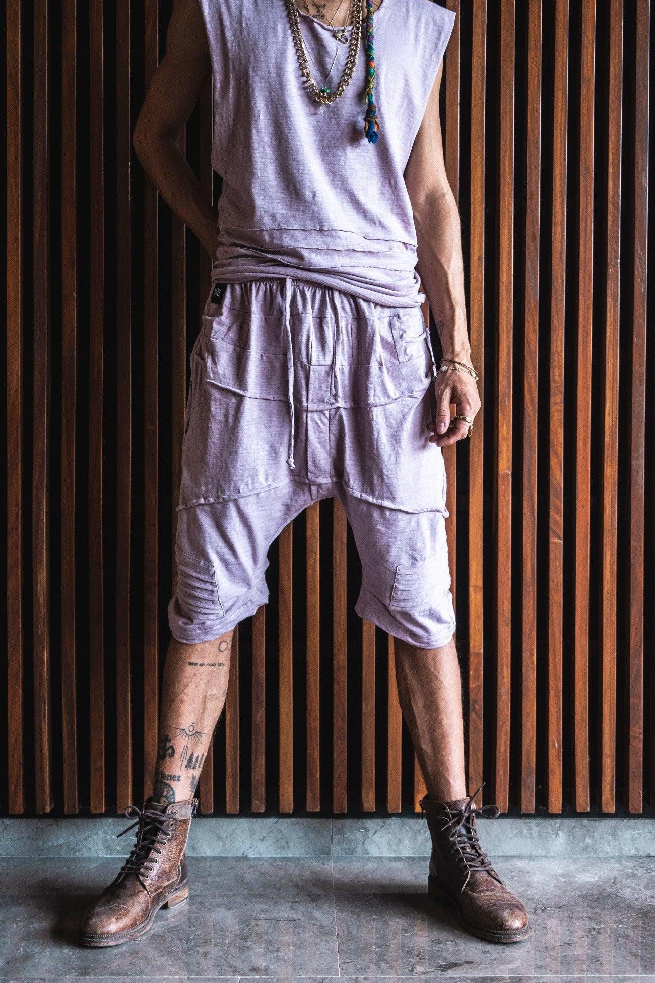 VALO Design Shorts SAHARA – Crafted from 100% soft cotton terry fabric with unique stitching details for a distinctive and stylish look