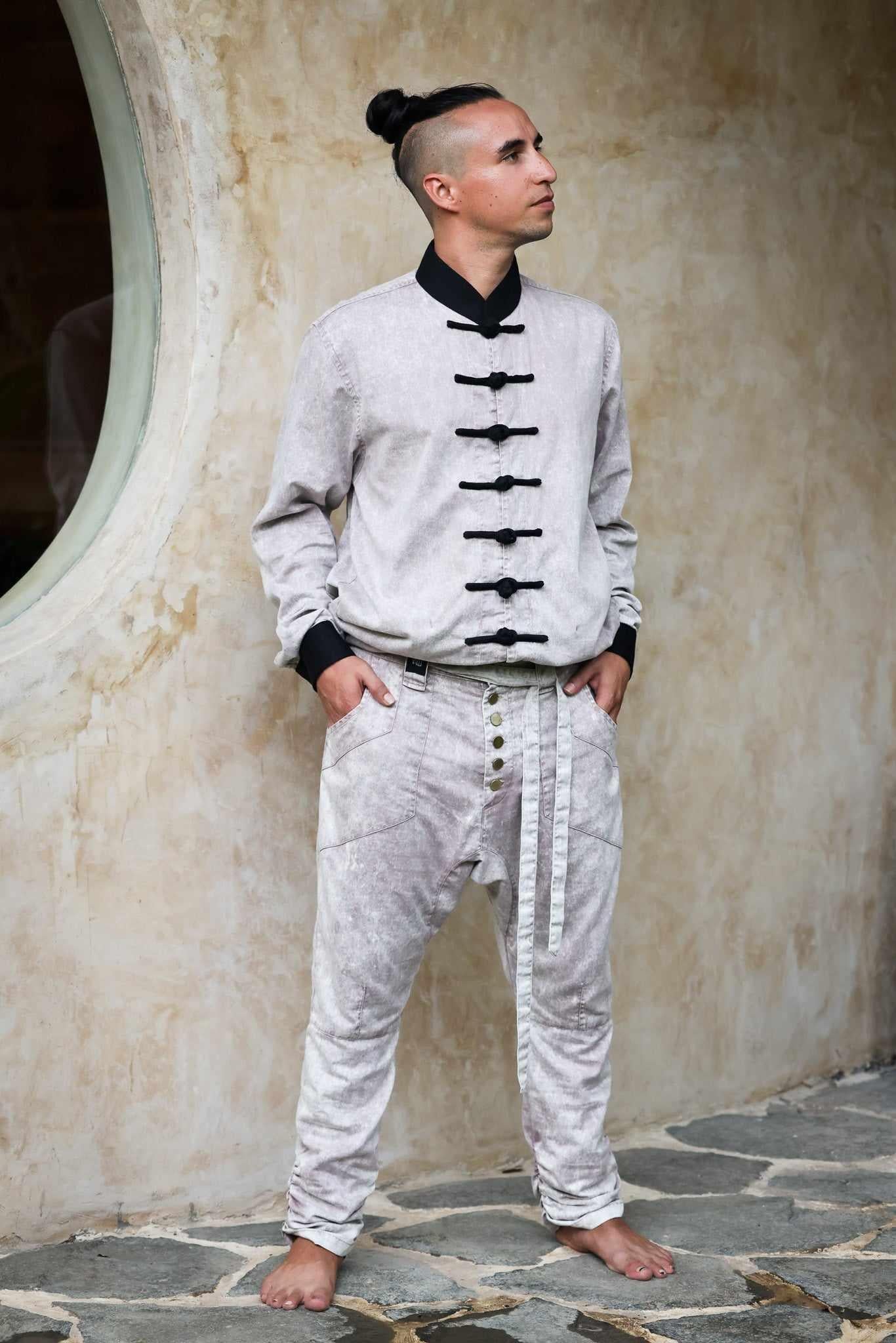 Shaolin Light Grey Outfit