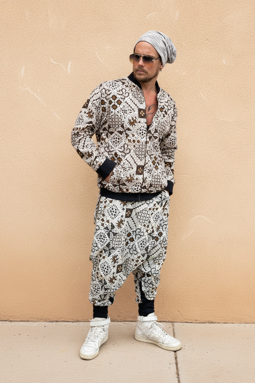 VALO BOMBER - Reversible Multicolor Bomber Jacket with Unique Print-Jackets-VALO Design Clothing