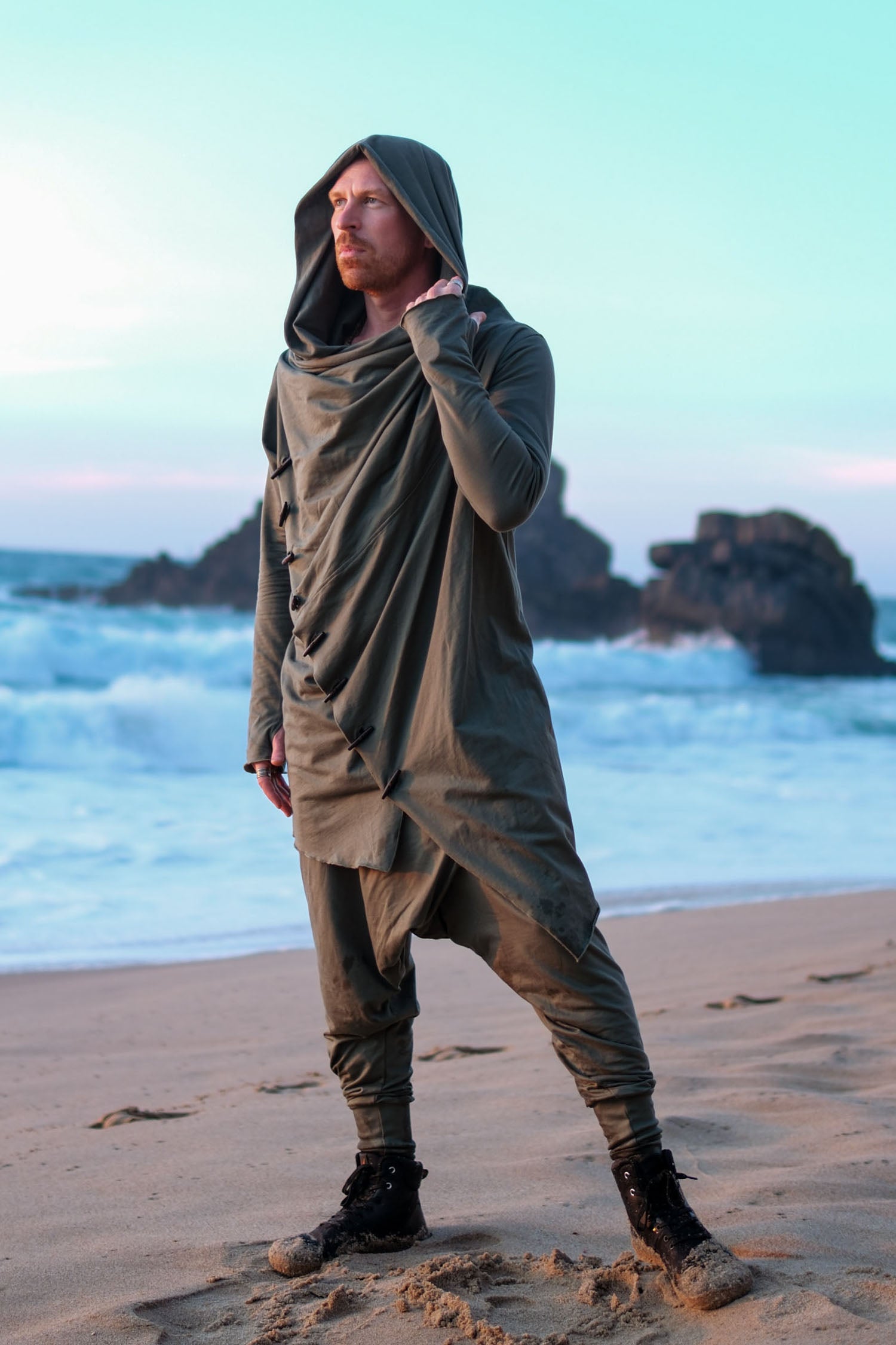 KENOBI Forest Green - Stylish Jedi Style Long-sleeve Hoodie