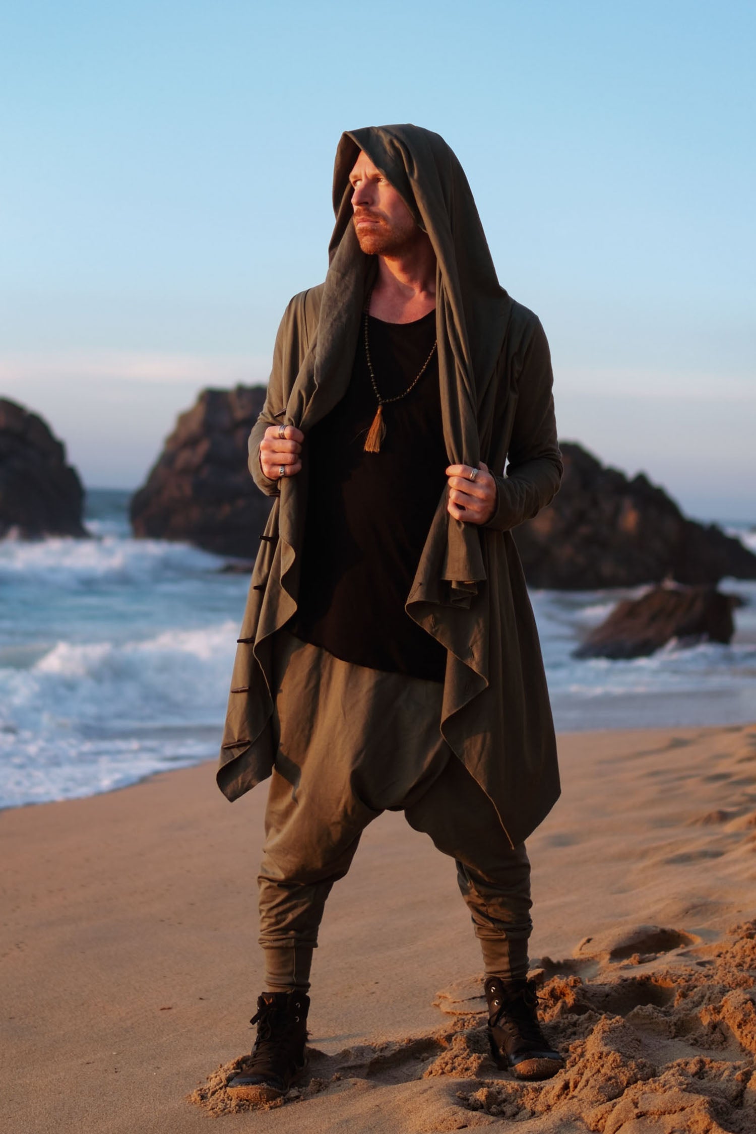 KENOBI Forest Green - Stylish Jedi Style Long-sleeve Hoodie