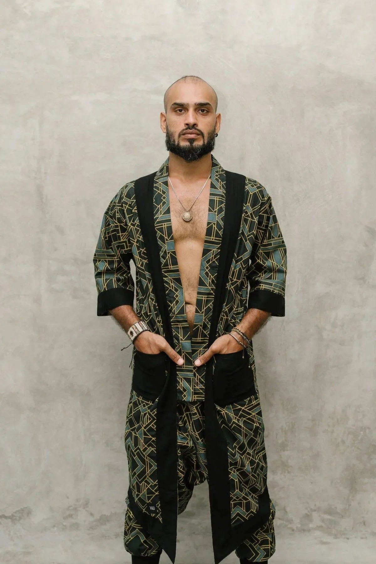 Valo Spirit Outfit - Green Geometric-Outfit-VALO Design Clothing