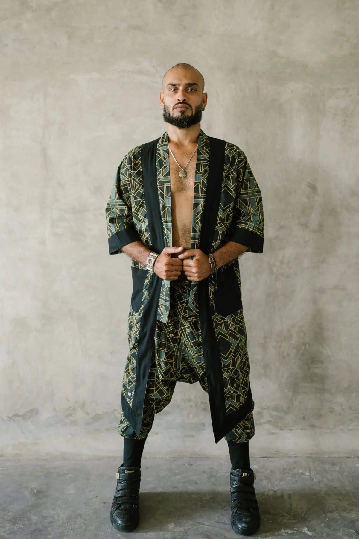 Valo Spirit Outfit - Green Geometric-Outfit-VALO Design Clothing