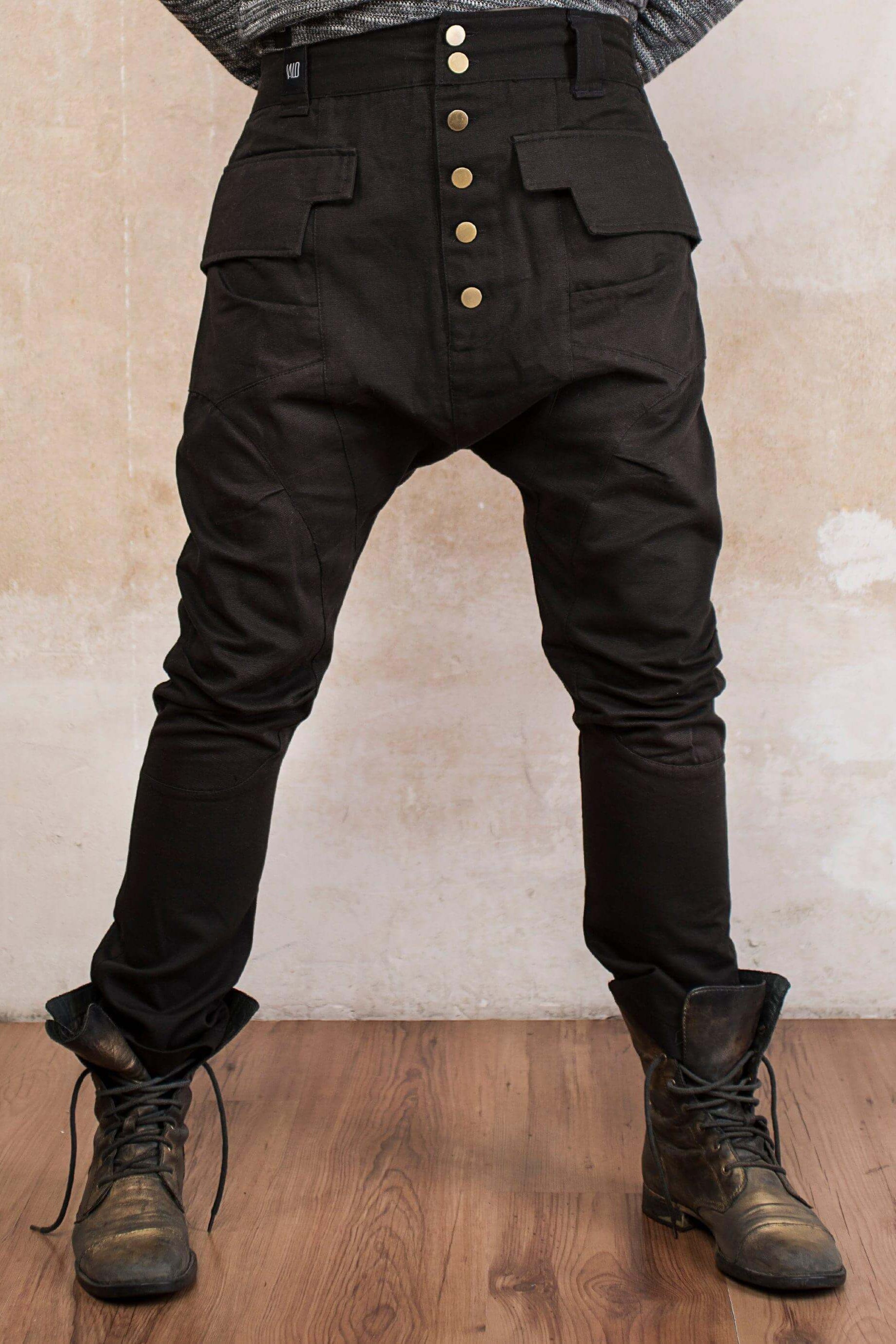 VALOdesigns Pants YÖ - Elegant drop crotch harem pants with unique cut - Unisex