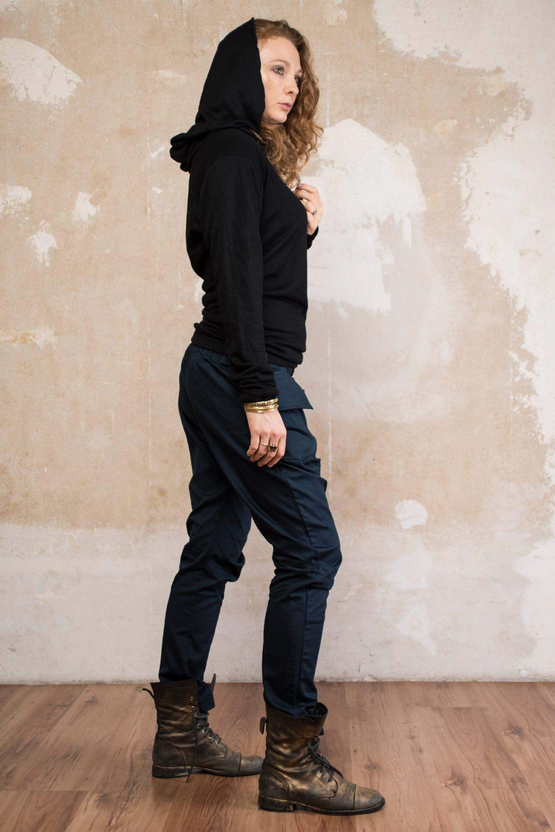 VALOdesigns Pants YÖ - Elegant drop crotch harem pants with unique cut - Unisex