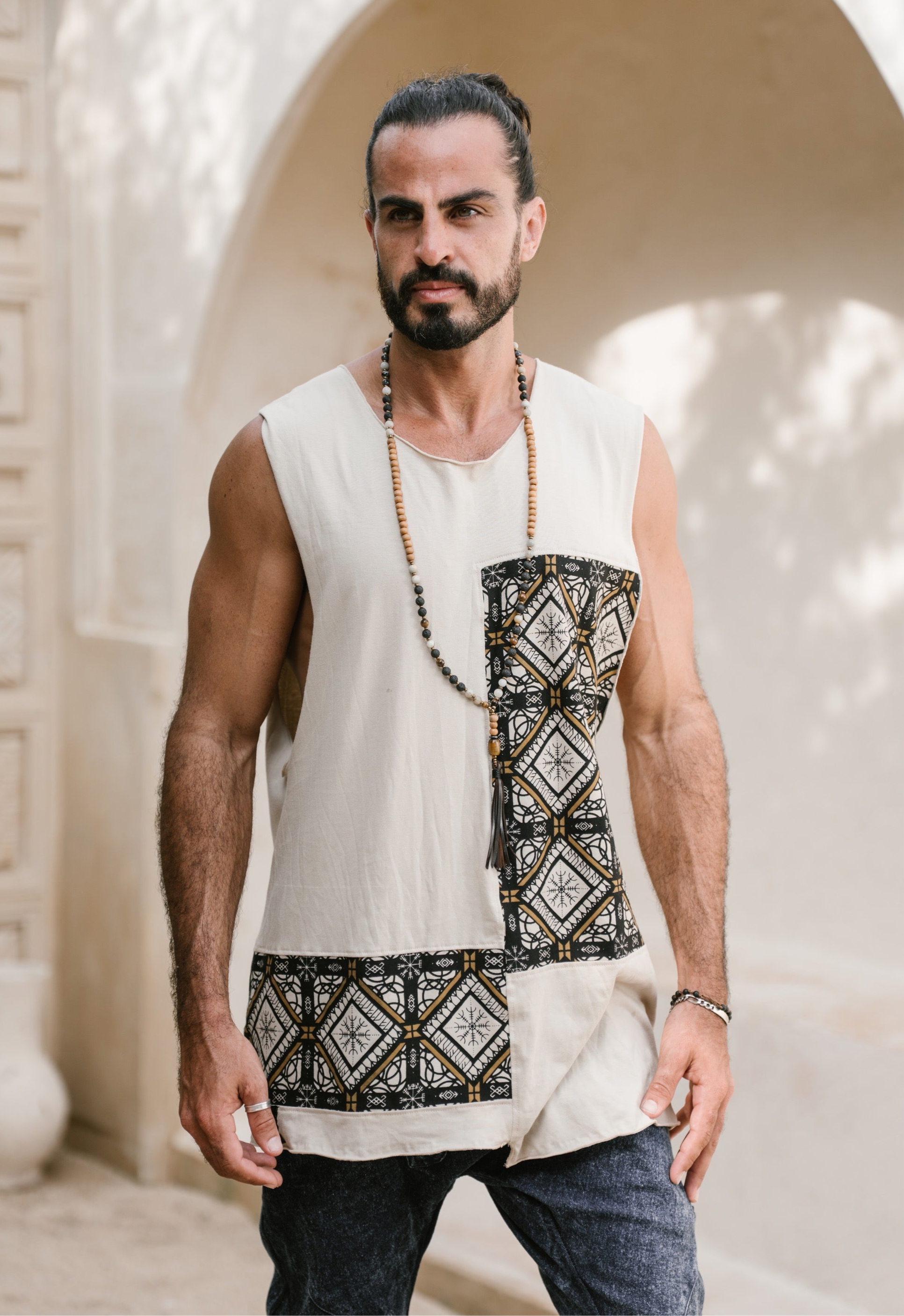 ILMA - Print Art Cotton Tank Top