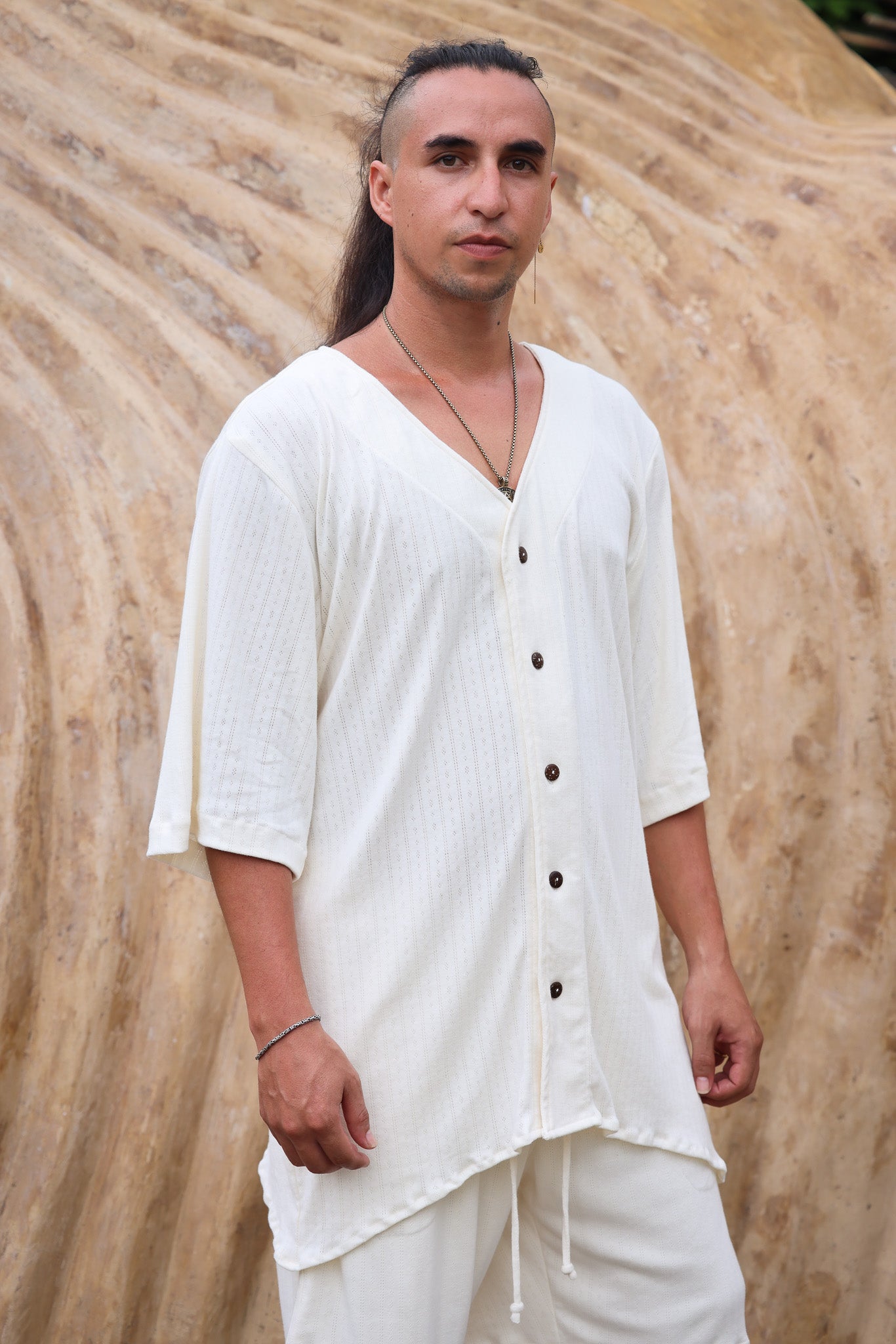 LOMA SHIRT - Oversize Slim Fit Soft Cotton Button Up Shirt