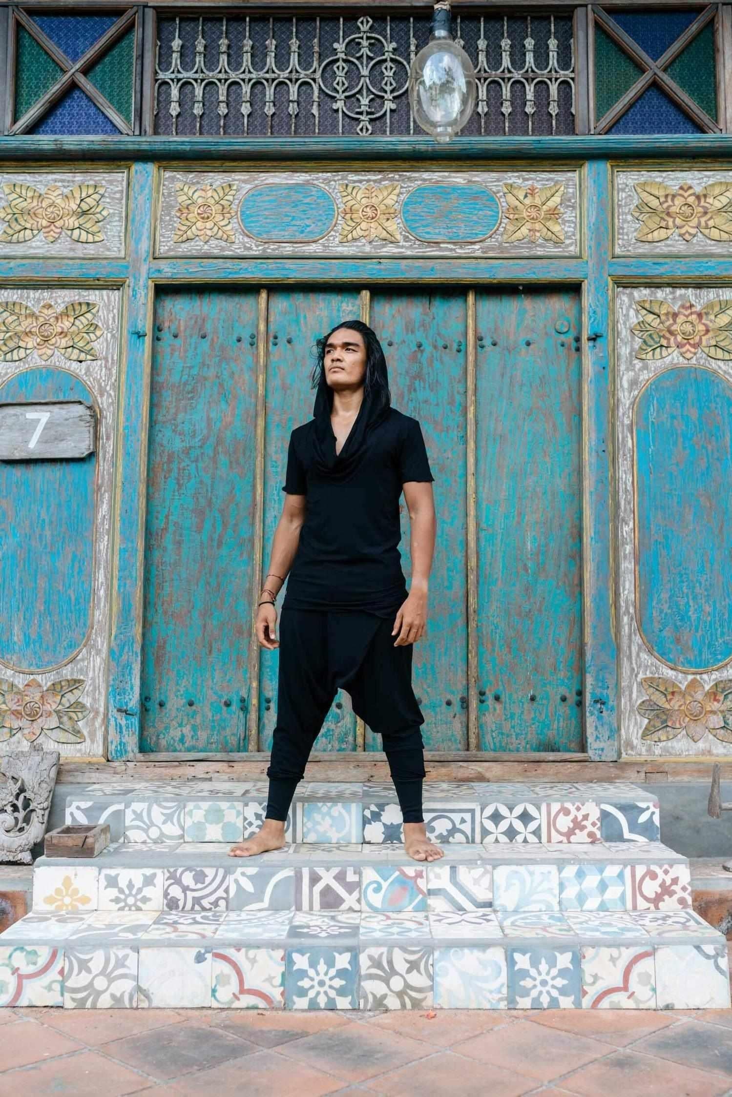 VALO Design Pants BAMBOO NINJA - Premium harem pants from stretchy bamboo