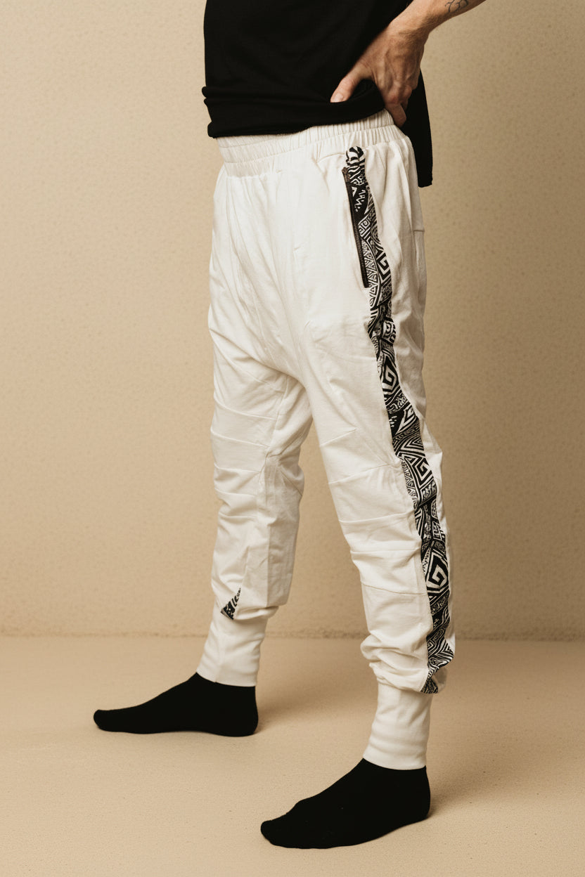 CAPO Pants - Slim leg bamboo stretch drop crotch joggers-Pants-VALO Design Clothing