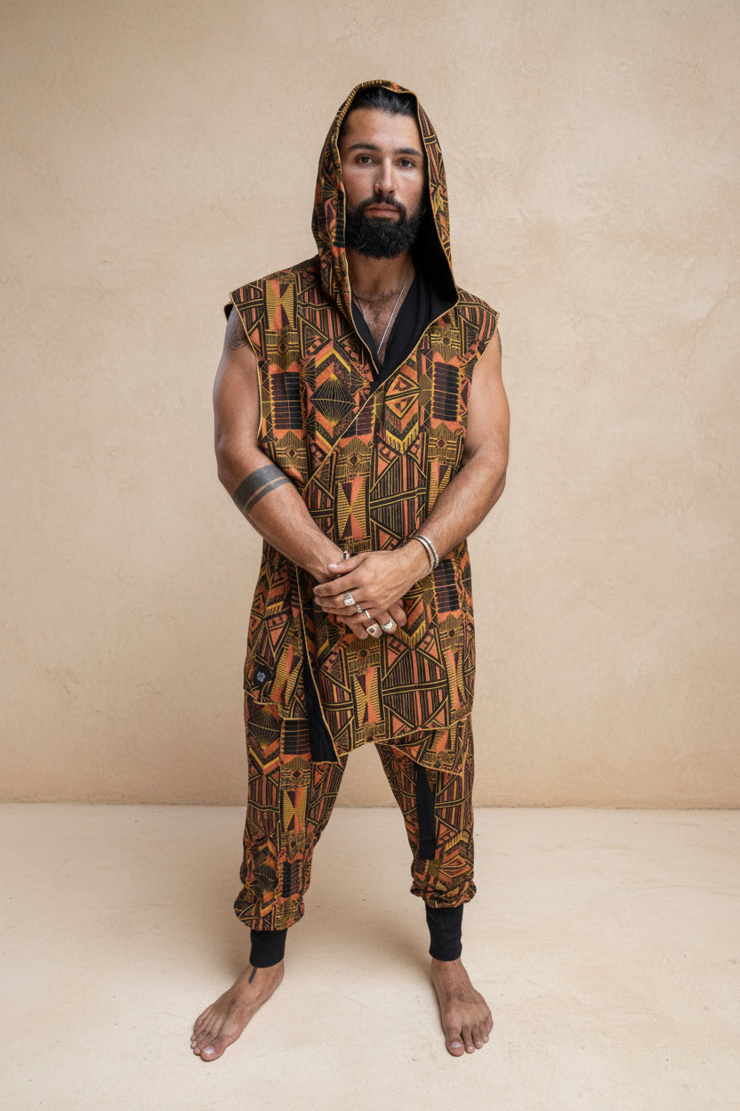 Hanzo Outfit - Red Gold Prism-Outfit-VALO Design Clothing