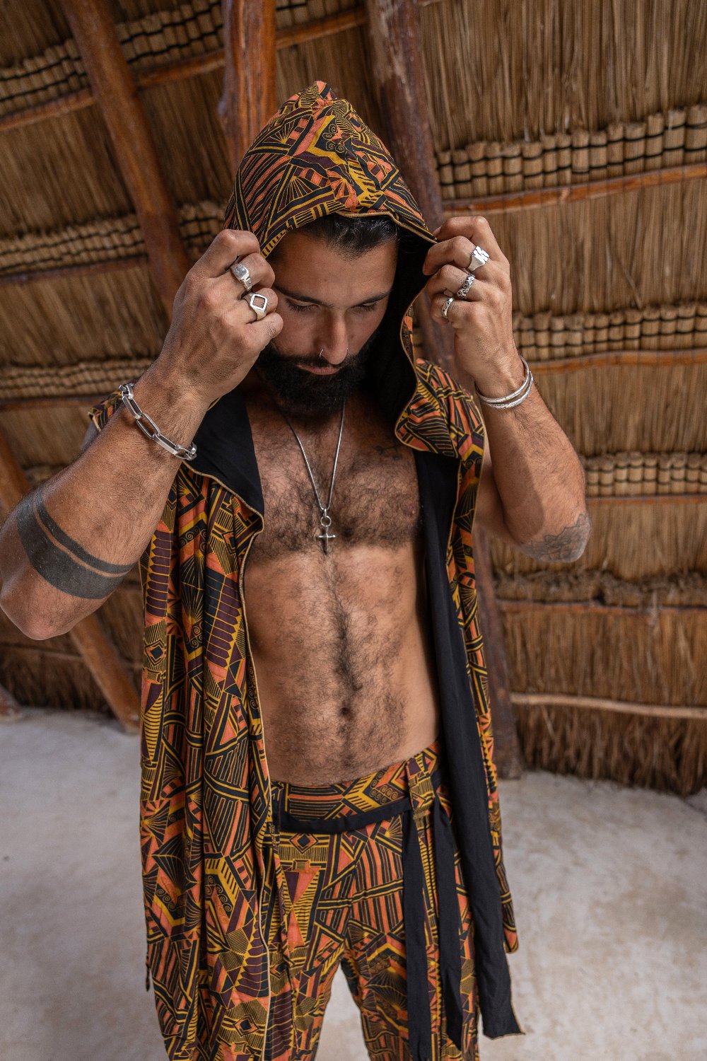 Hanzo Outfit - Red Gold Prism-Outfit-VALO Design Clothing