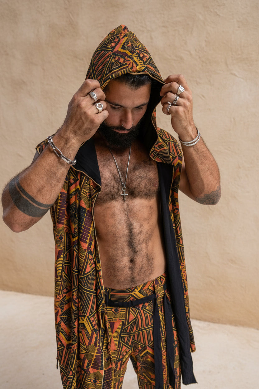 Hanzo Outfit - Red Gold Prism-Outfit-VALO Design Clothing