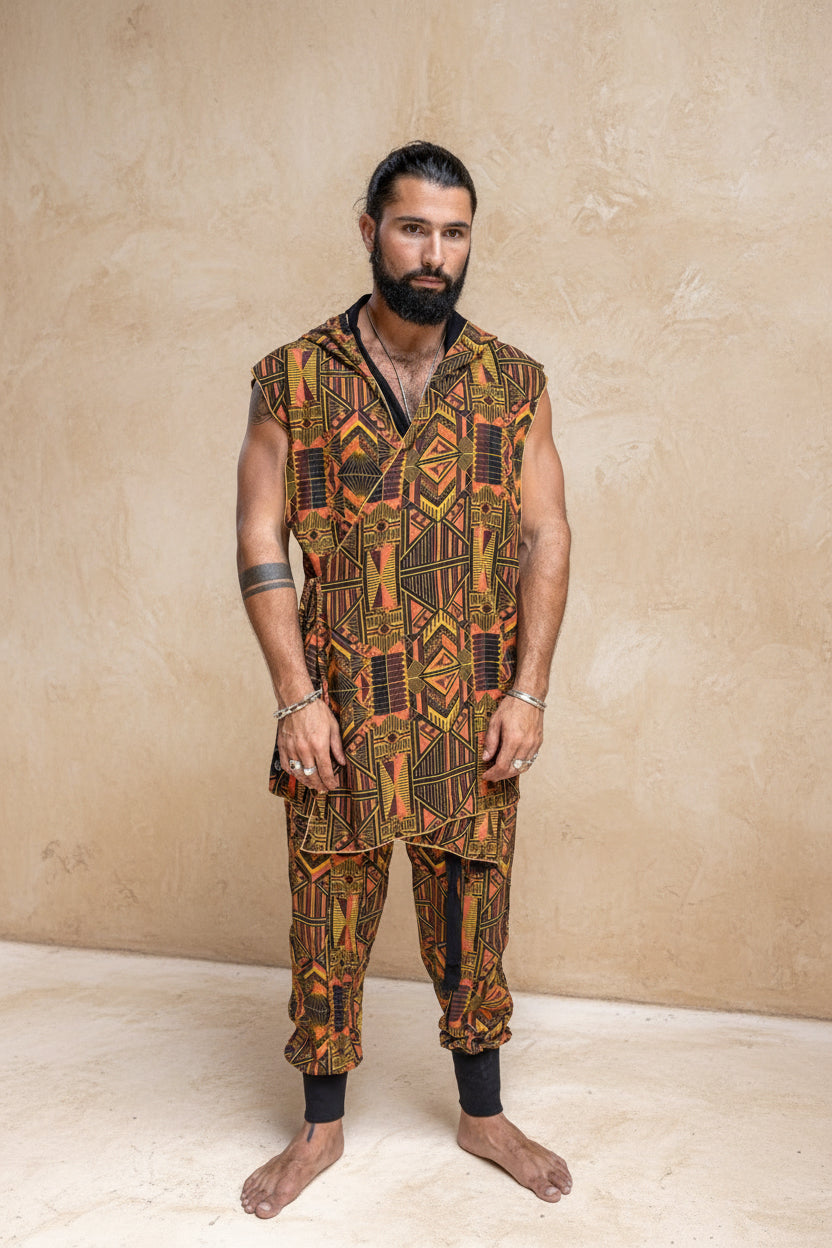 Hanzo Outfit - Red Gold Prism-Outfit-VALO Design Clothing