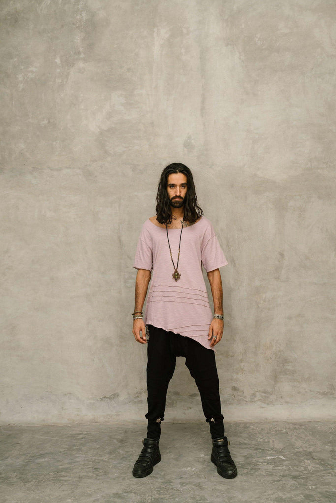 KIVI Tee - a loose fit bamboo t-shirt with asymmetric cuts - VALO Design Clothing 
