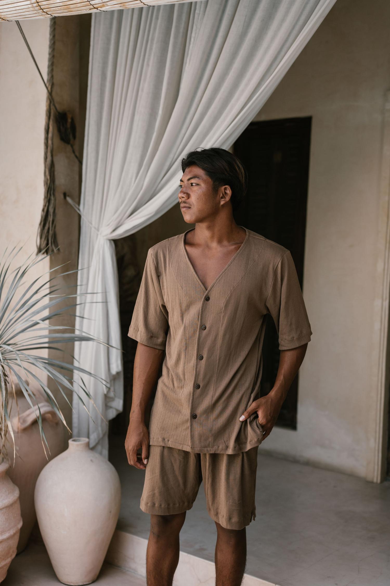 LOMA SHORTS - Soft Cotton Light Designer Summer Shorts-Shorts-VALO Design Clothing