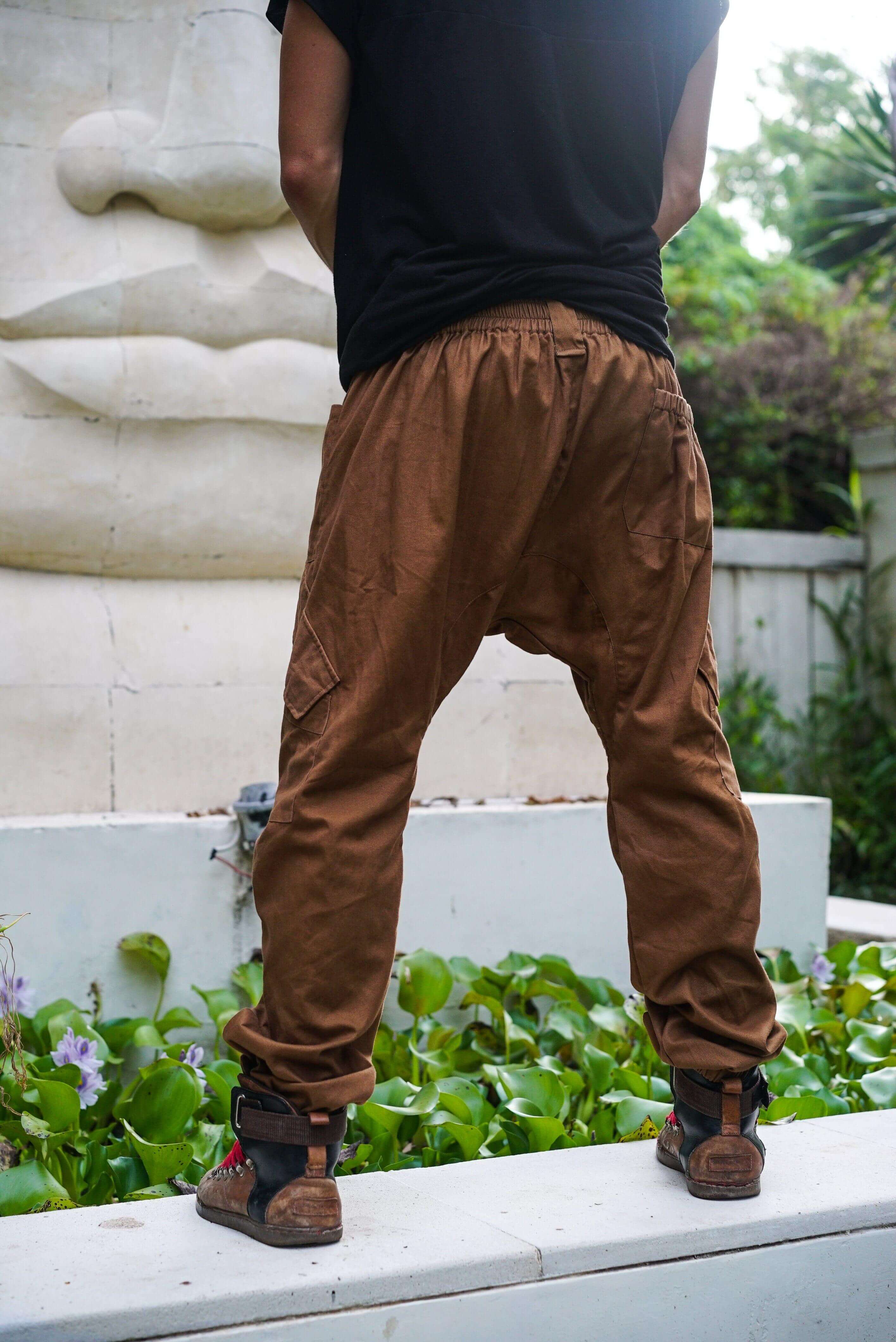 VALOdesigns Pants LUONTO - Cargo style baggy drop crotch harem pants
