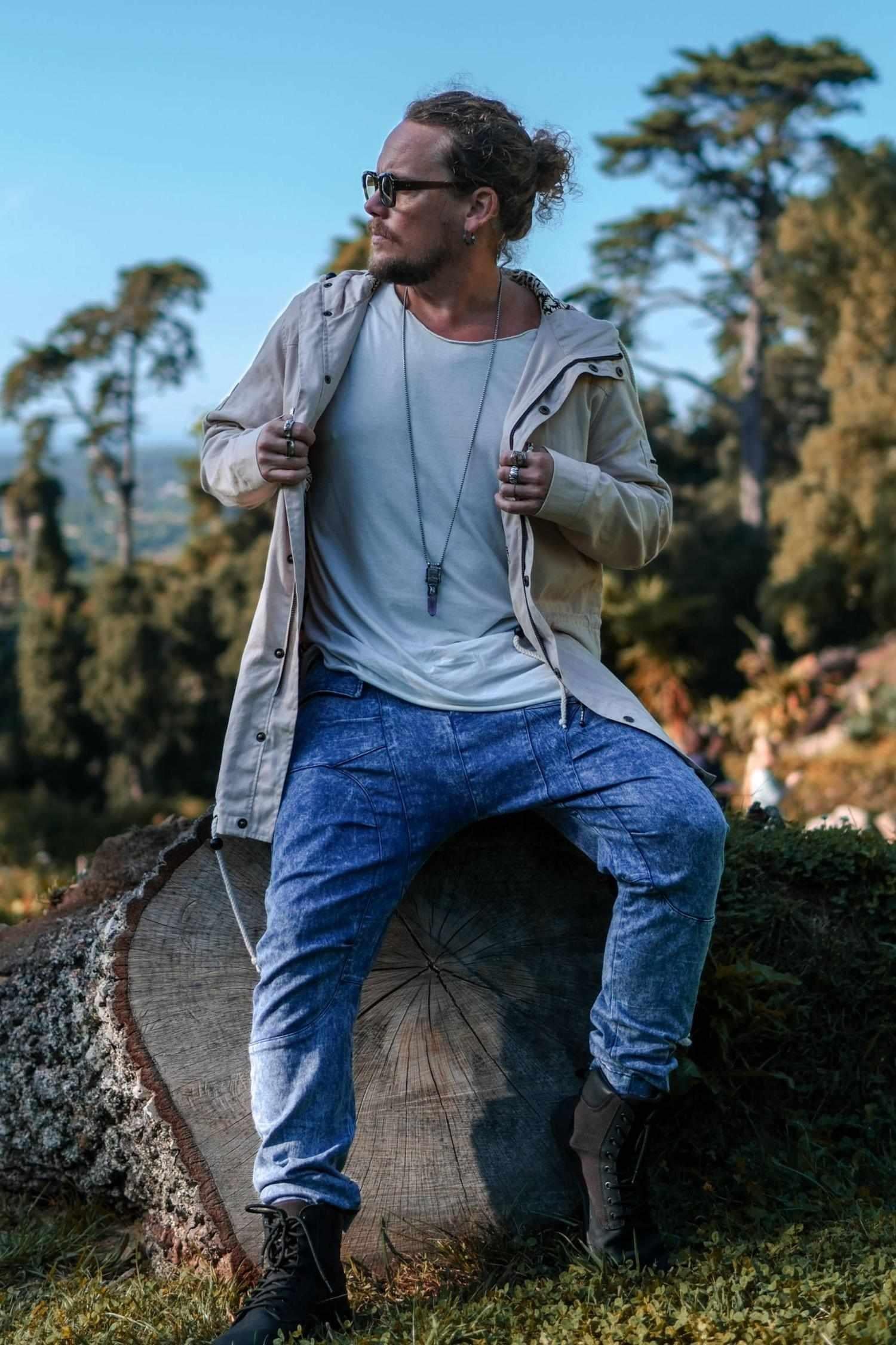 YÖ - Elegant Drop Crotch Harem Pants with Unique Cut-Pants-VALO Design Clothing