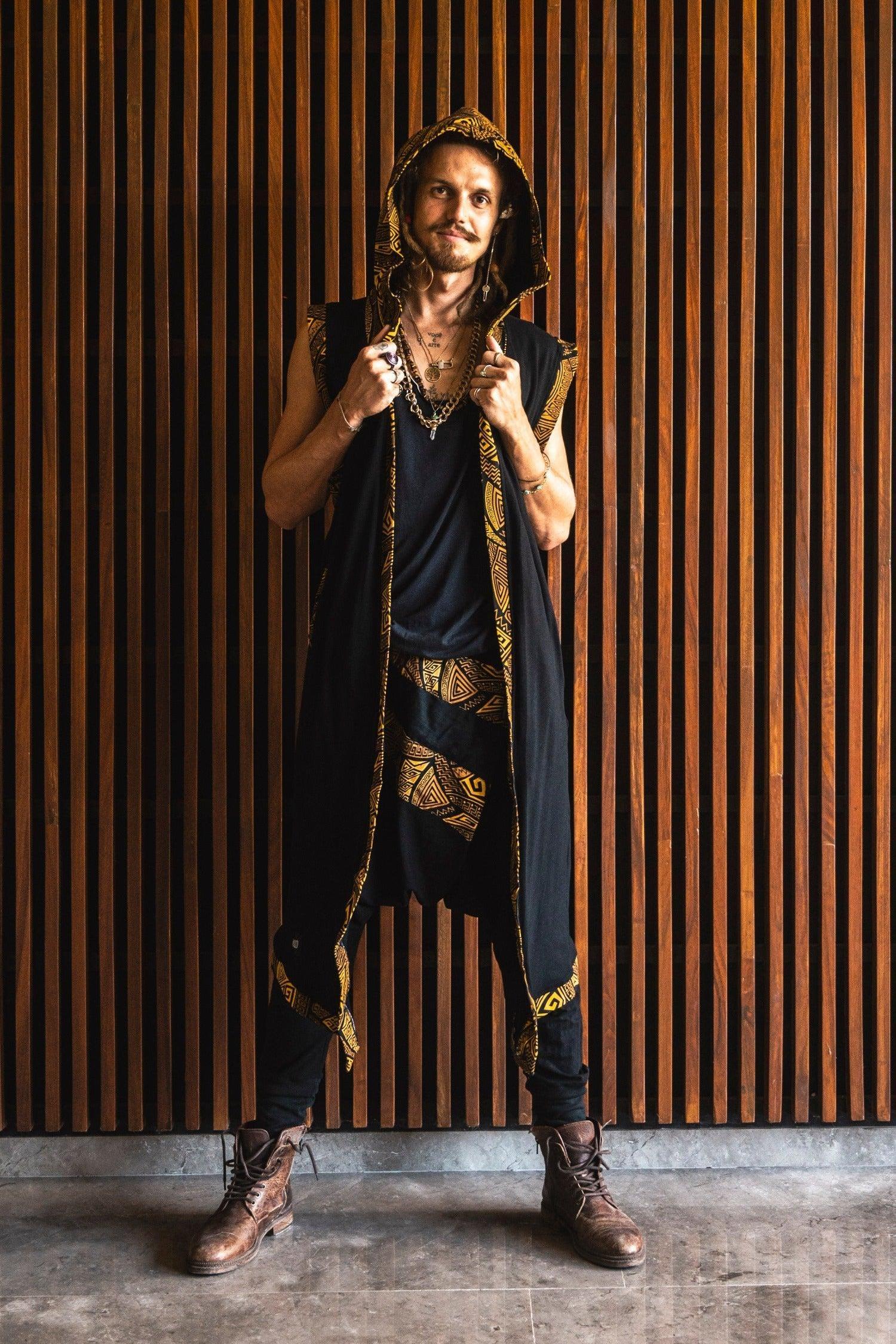 VALO Design Pants NINJA WARRIOR Bamboo - Stylish harem cut drop crotch trousers made with Bamboo Stretch