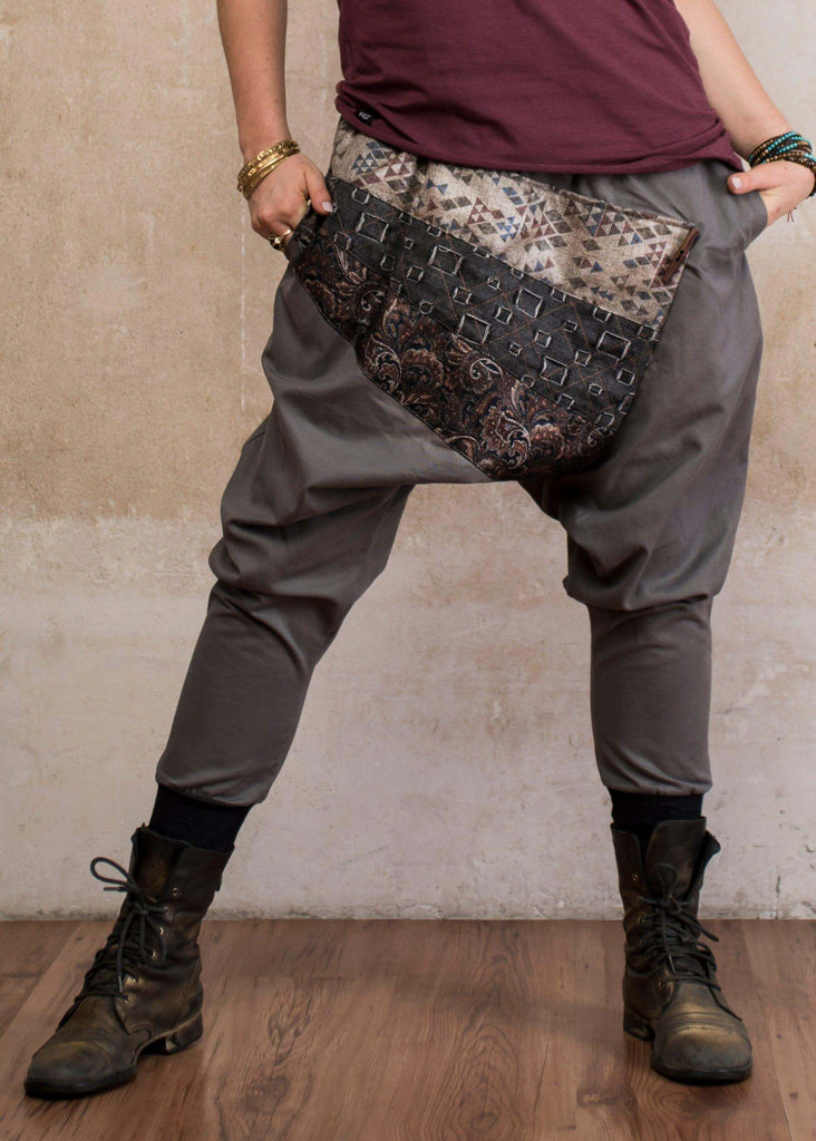 VALOdesigns Pants Ninja Warrior - Impressive drop crotch harem pants with unique tribal patterns