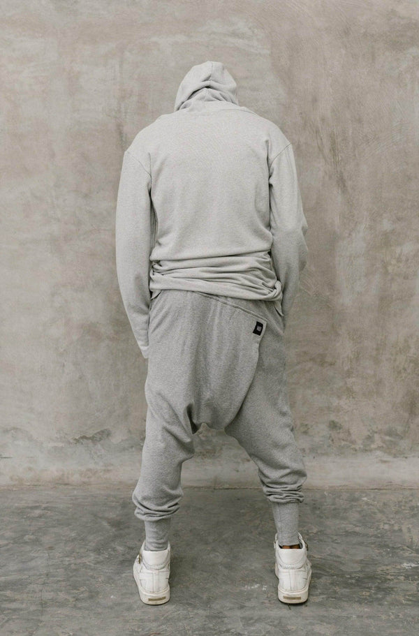 URBAN Ninja Misty Grey - Harem pants from high quality cotton - VALO Design Clothing 