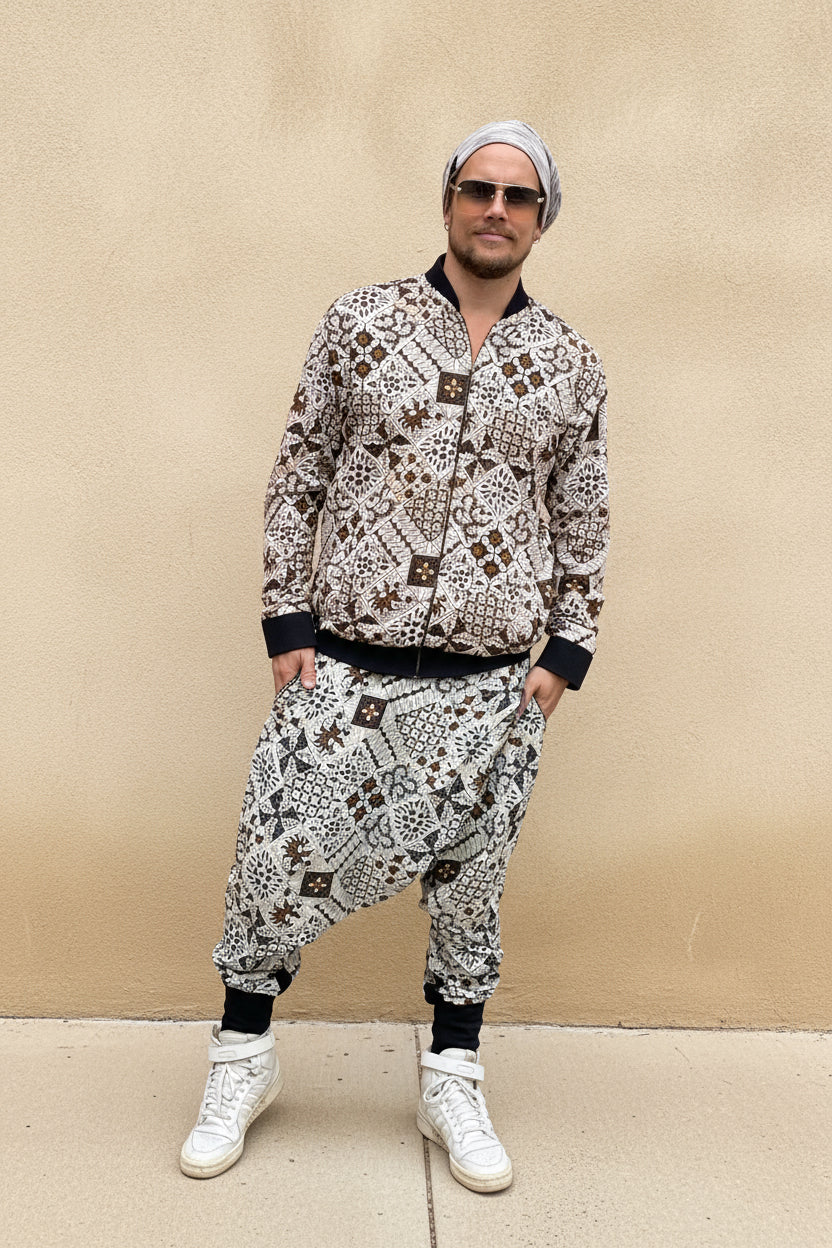 VALO BOMBER - Reversible Multicolor Bomber Jacket with Unique Print-Jackets-VALO Design Clothing