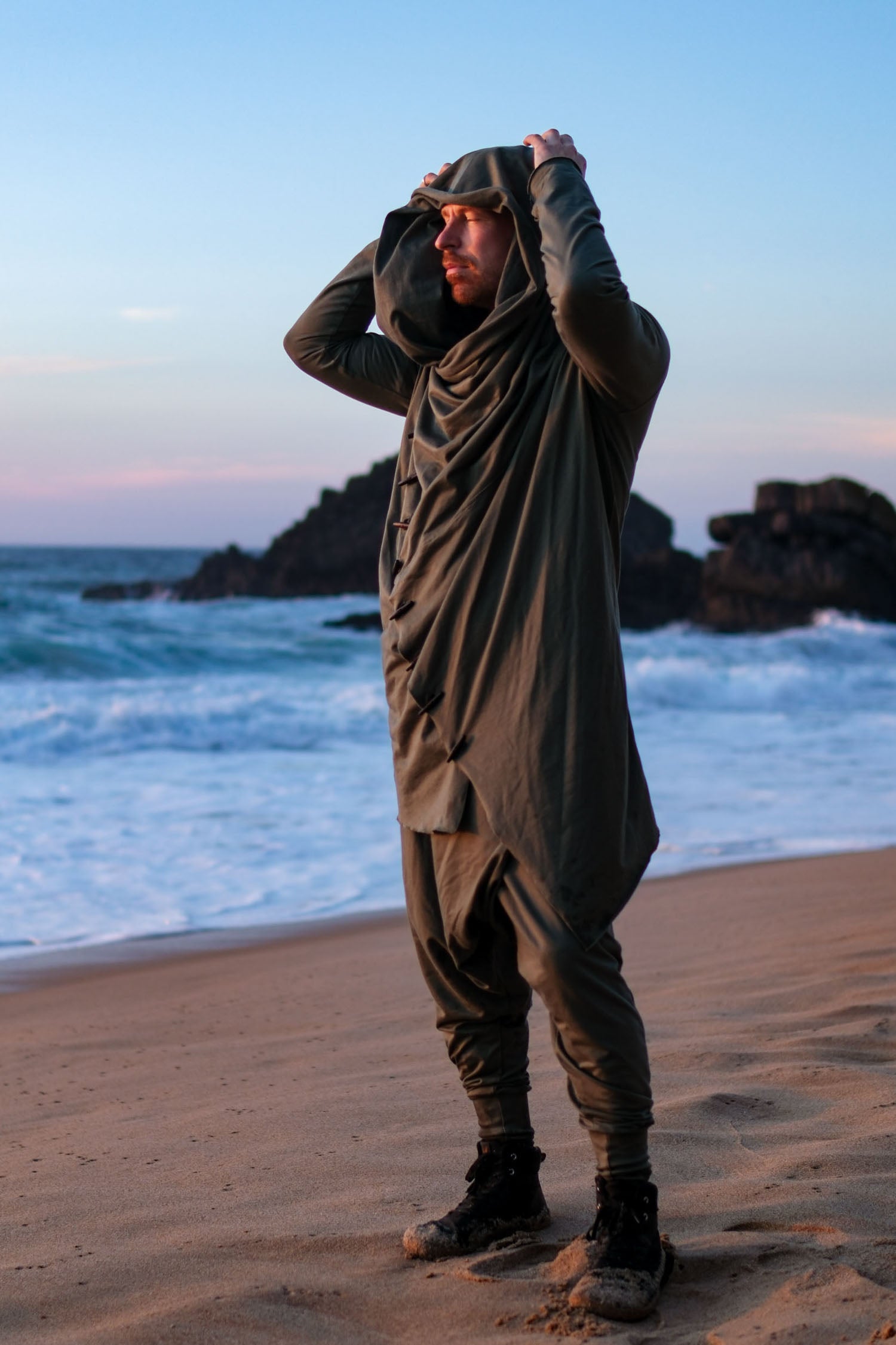 KENOBI Forest Green - Stylish Jedi Style Long-sleeve Hoodie