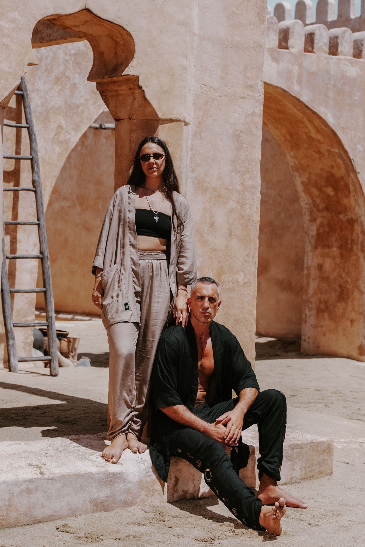 OLO Outfit - Relaxed Lounge Kimono & Pants