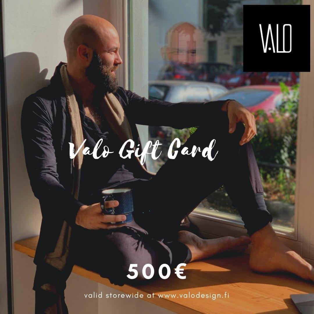 VALO Design Gift Cards €500.00 VALO Gift Card