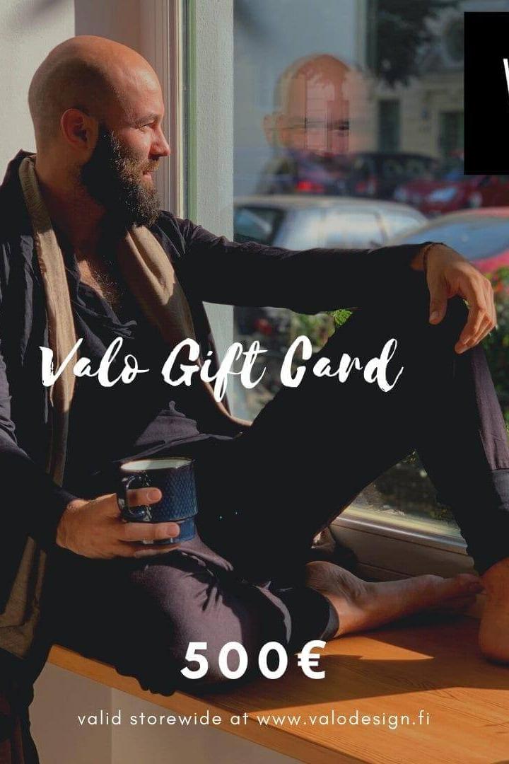 VALO Design Gift Cards €500.00 VALO Gift Card