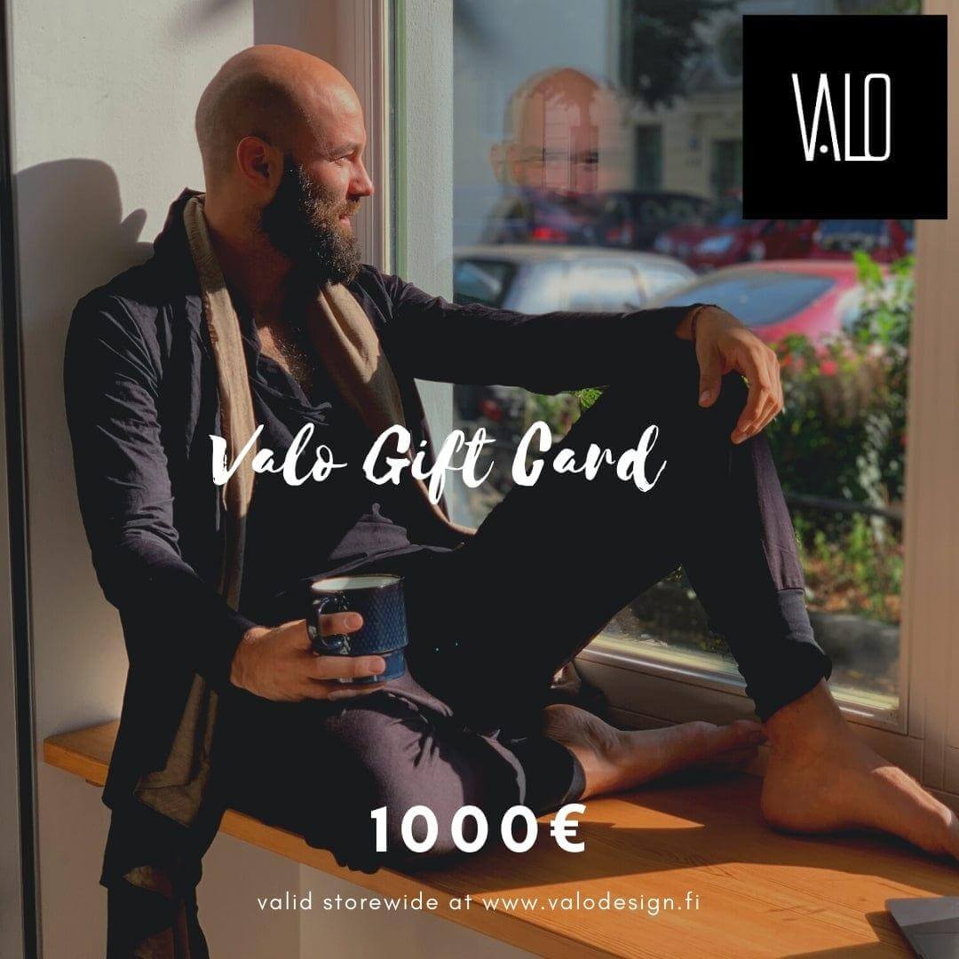 VALO Design Gift Cards €1,000.00 VALO Gift Card